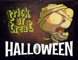 Trick or Treat Candy Corn Halloween Mens Boxer Brief Underwear