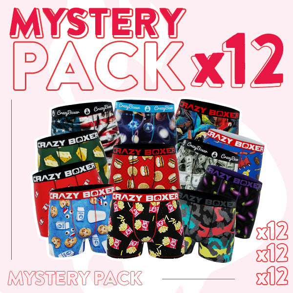 CRAZYBOXER Mystery Pack 12 Boxer Briefs