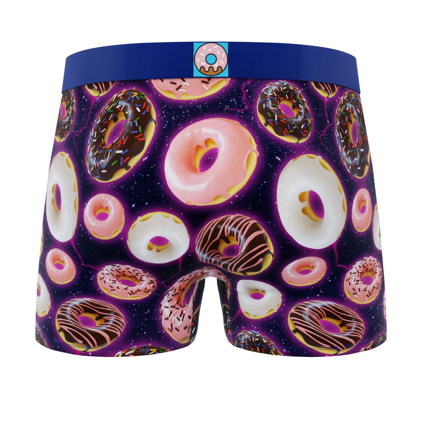 CRAZYBOXER Tropical Donut Men's Boxer Briefs (3 pack)