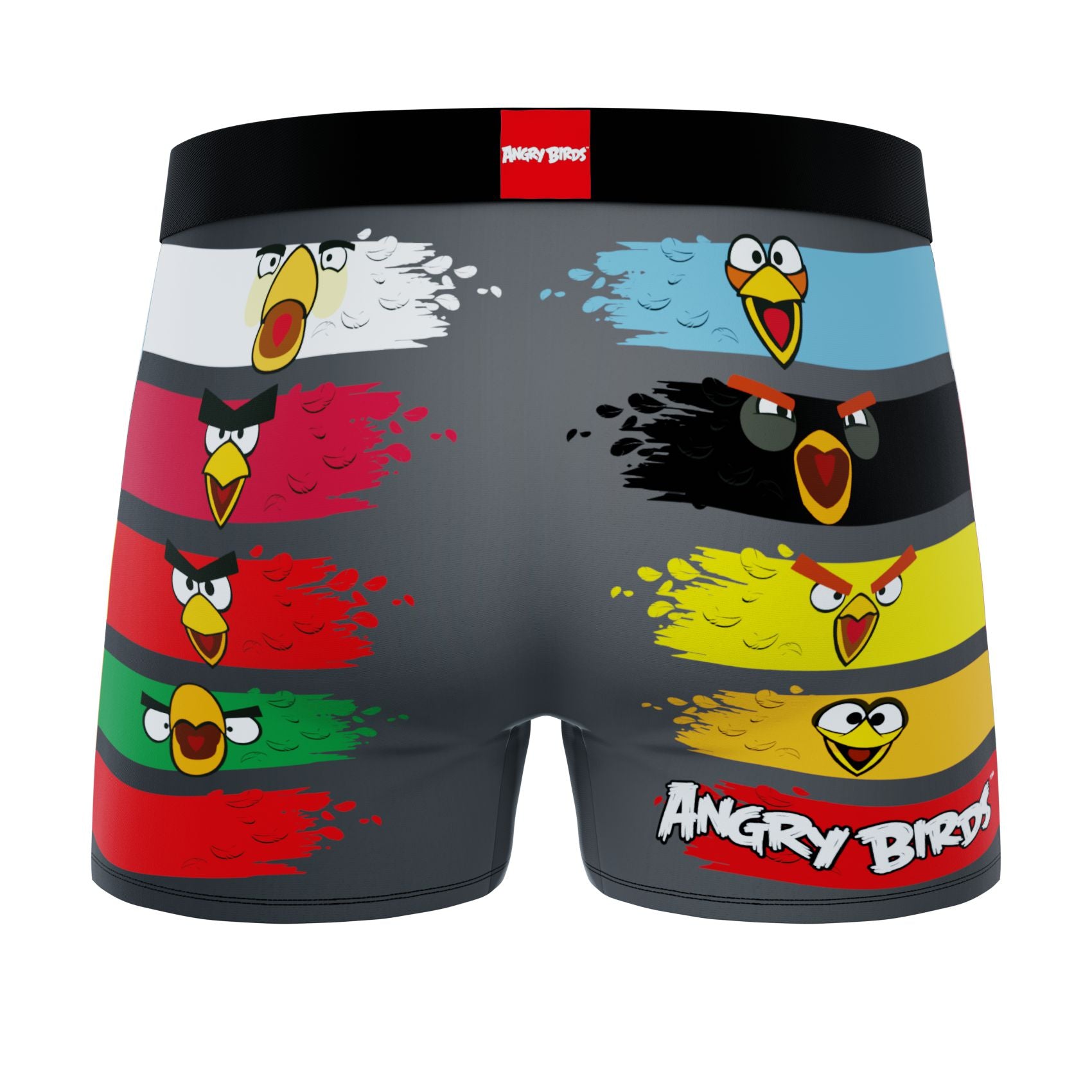CRAZYBOXER Angry Birds Men's Boxer Briefs (Creative Packaging)