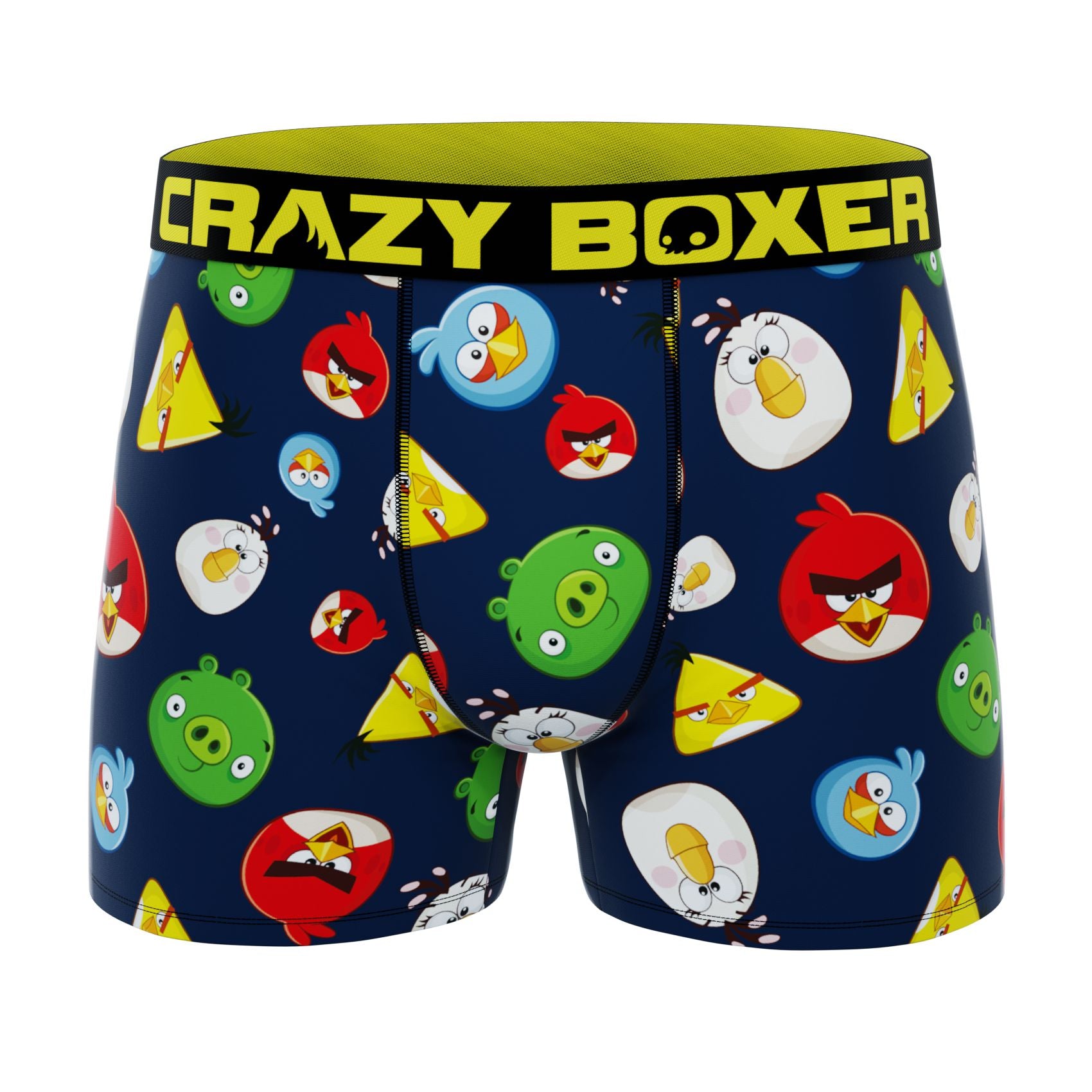 CRAZYBOXER Angry Birds All Characters  Men's Boxer Briefs (3 pack)