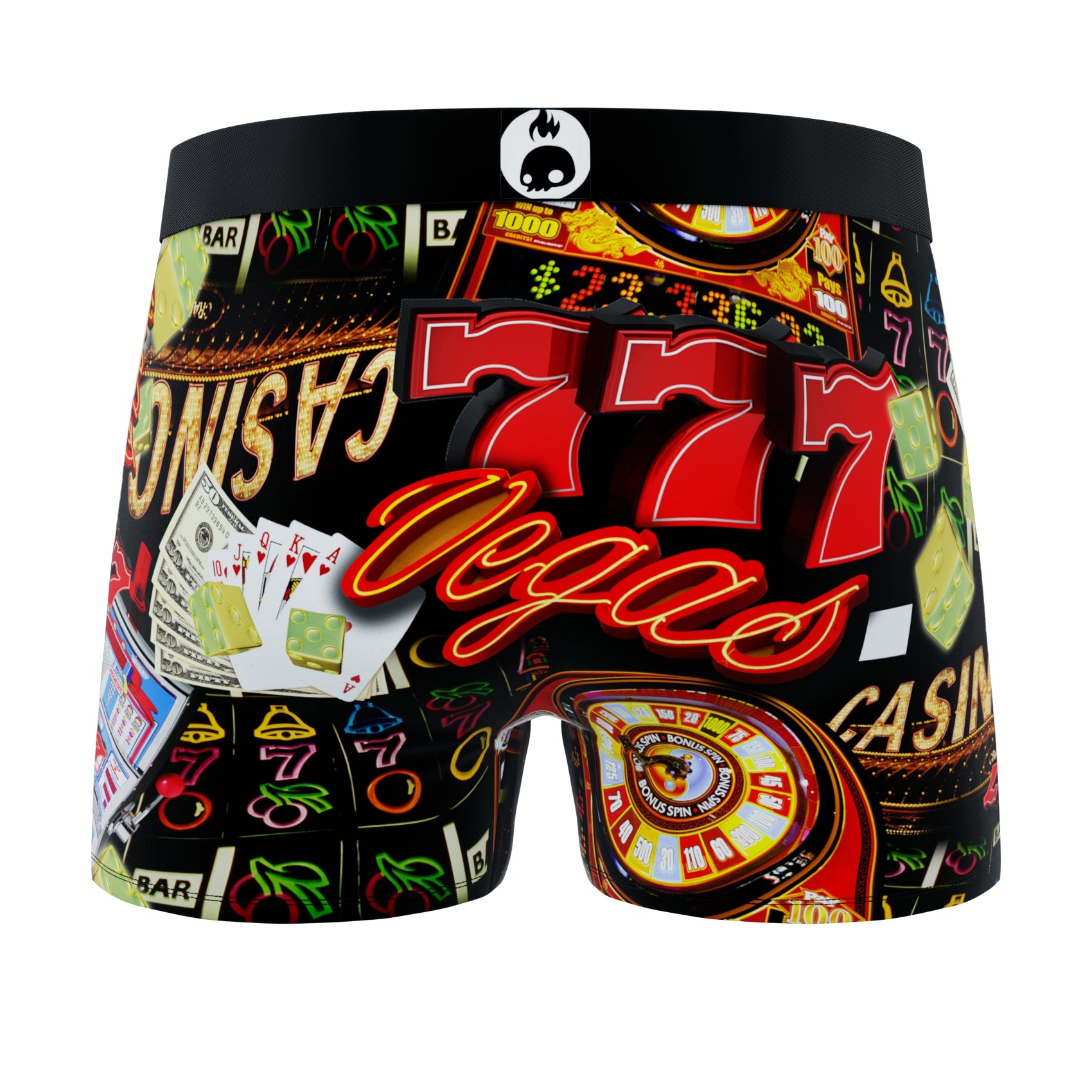 CRAZYBOXER Casino in Vegas Men's Boxer Briefs (3 Pack)