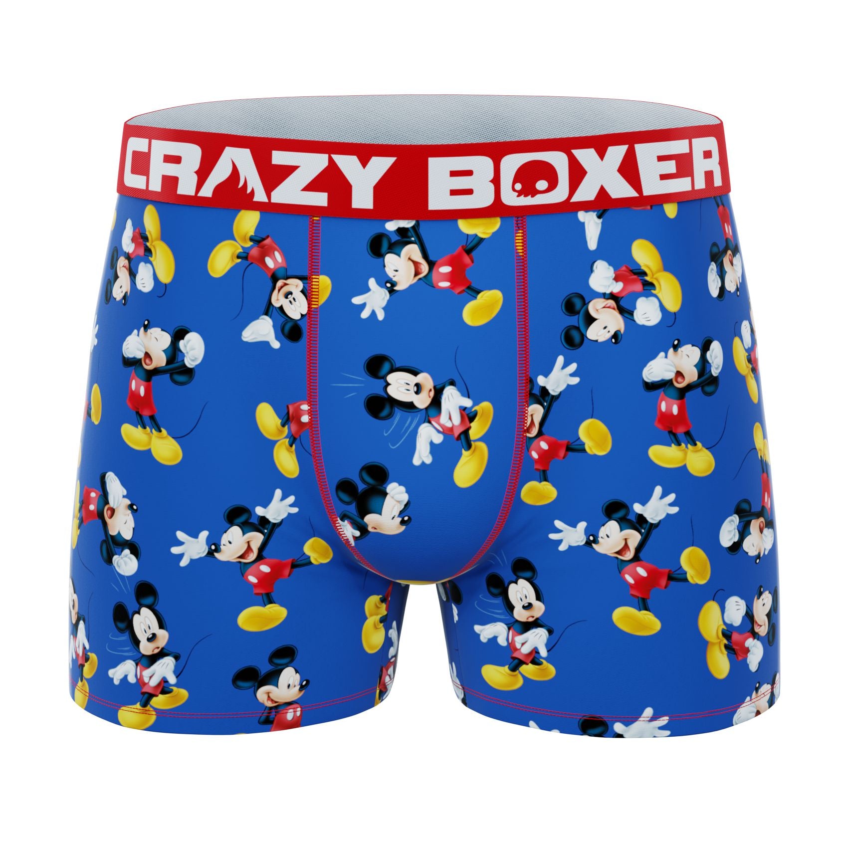 CRAZYBOXER Disney Mickey Mouse Men's Boxer Briefs (3 Pack)