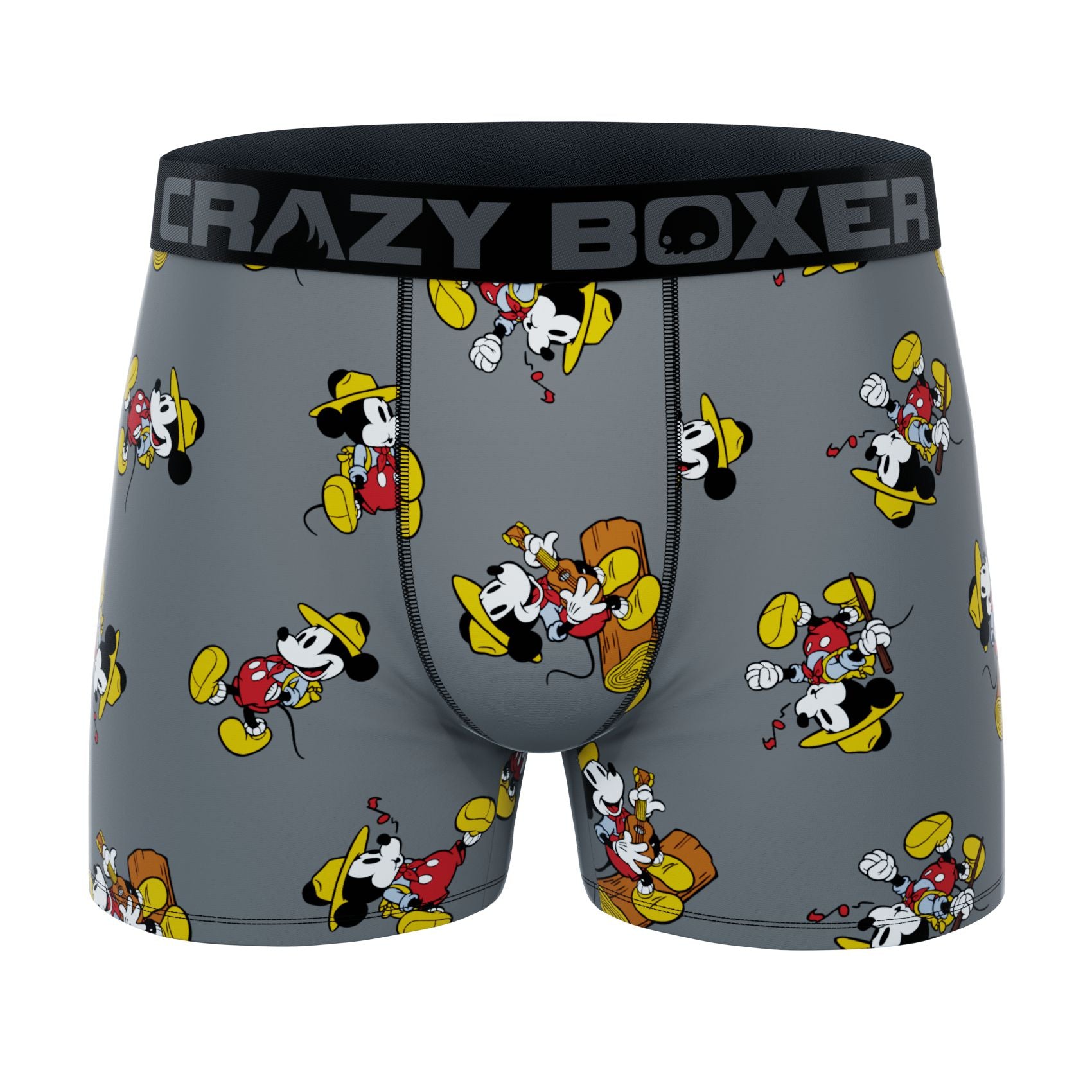 CRAZYBOXER Disney Mickey Mouse Men's Boxer Briefs (3 Pack)