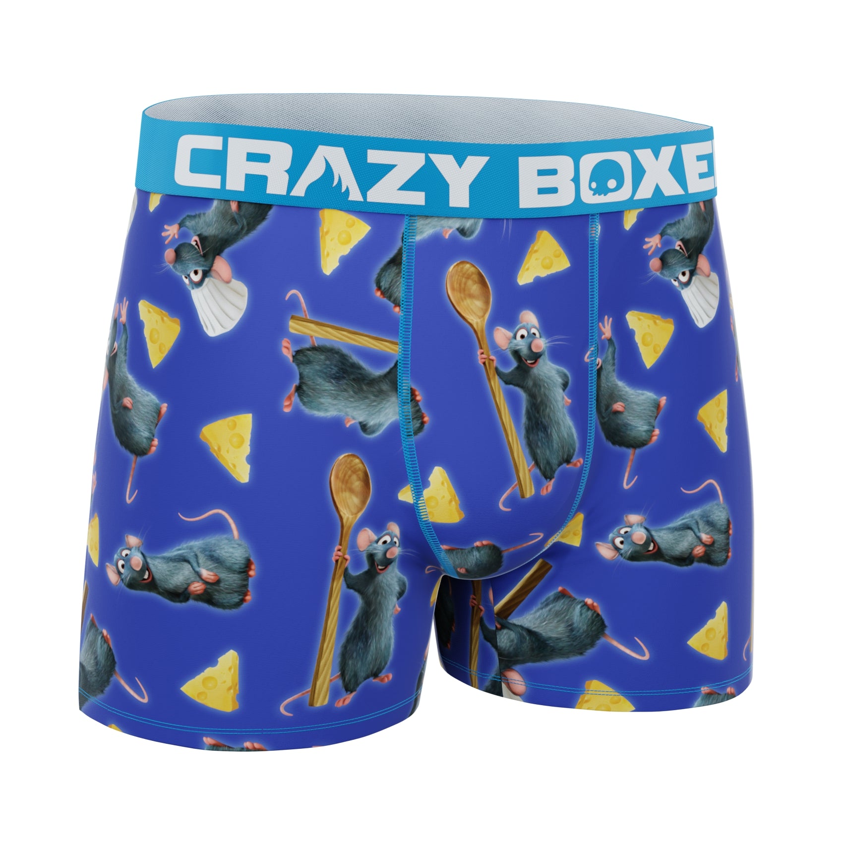 CRAZYBOXER Pixar Ratatouille All Over Men's Boxer Briefs