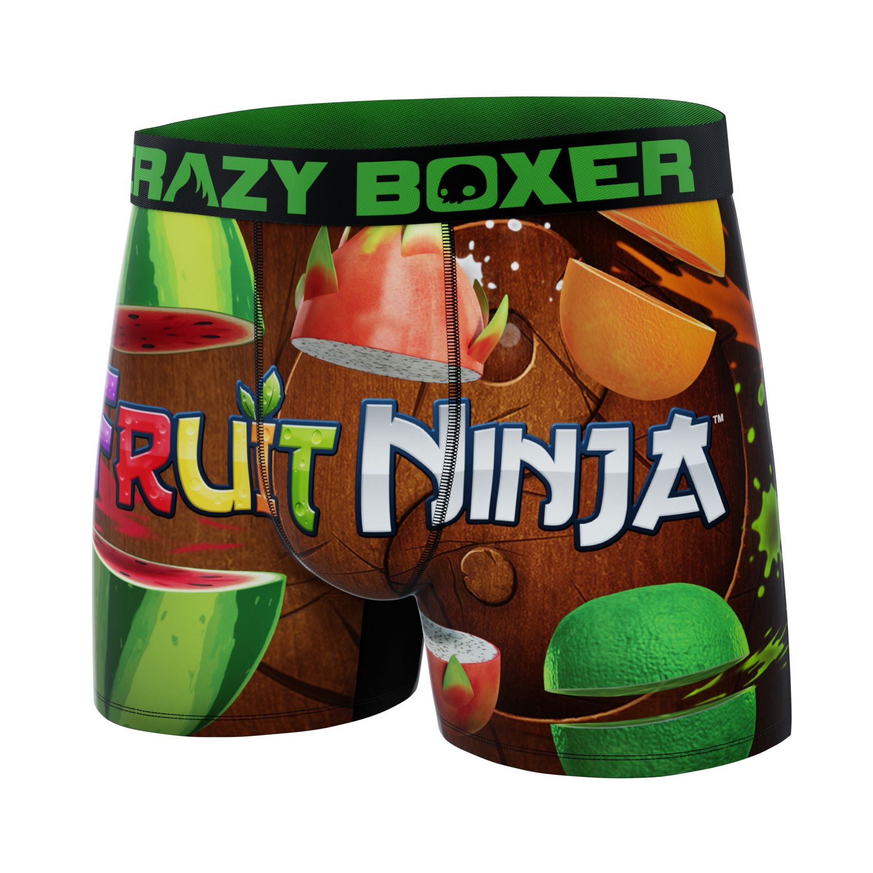 CRAZYBOXER Fruit Ninja Cutting Men's Boxer Briefs
