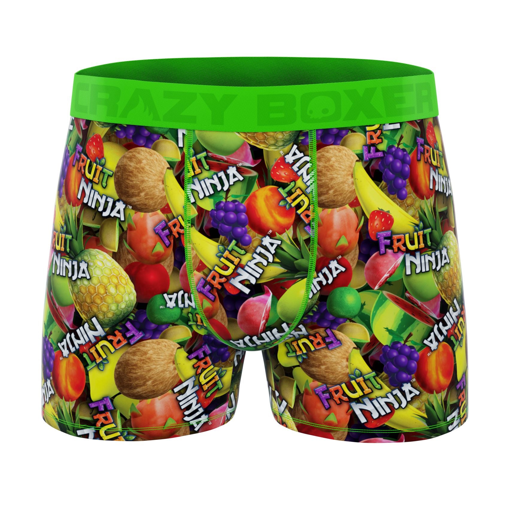 CRAZYBOXER Fruit Ninja Fruits Men's Boxer Briefs (2-Pack)