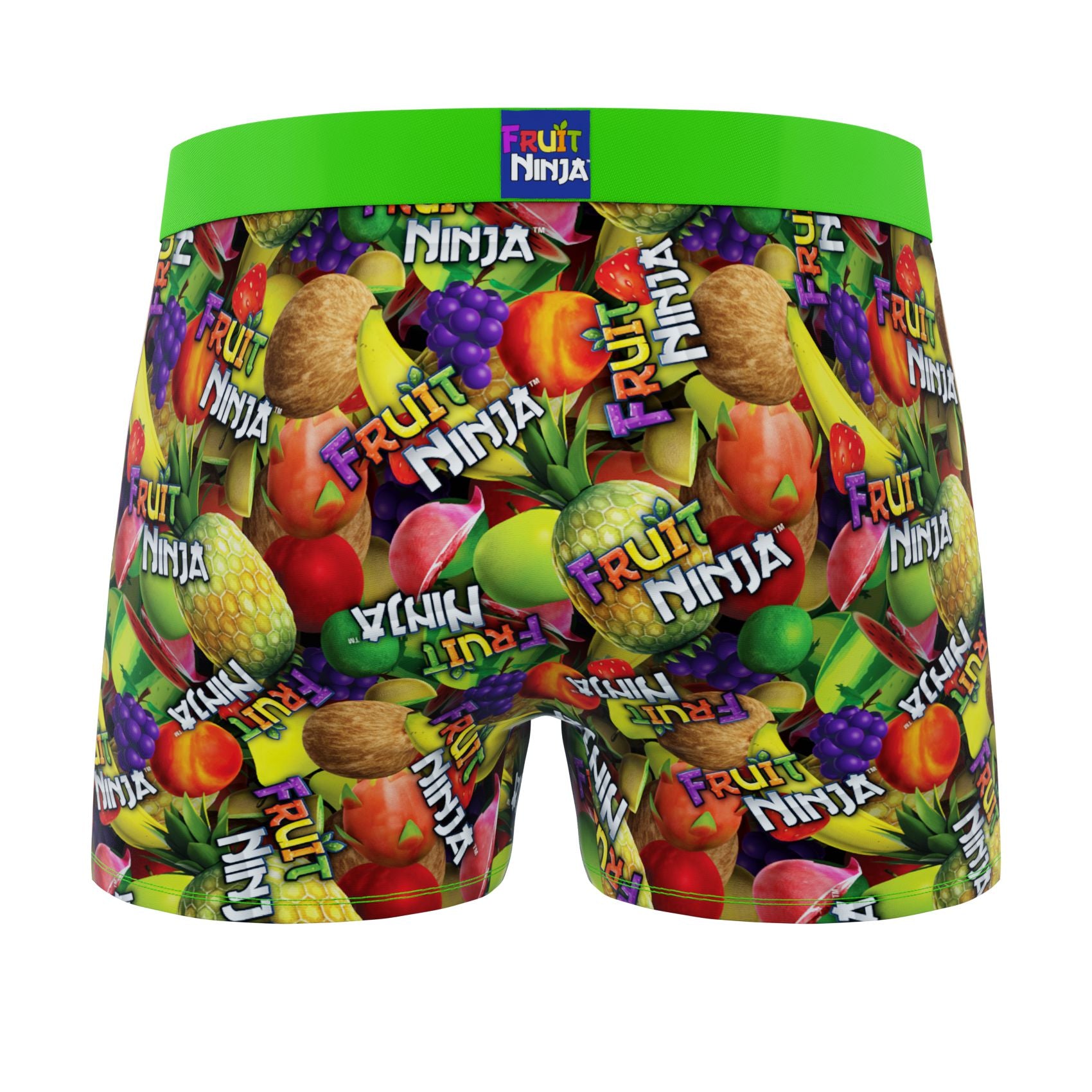 CRAZYBOXER Fruit Ninja Fruits Men's Boxer Briefs (2-Pack)