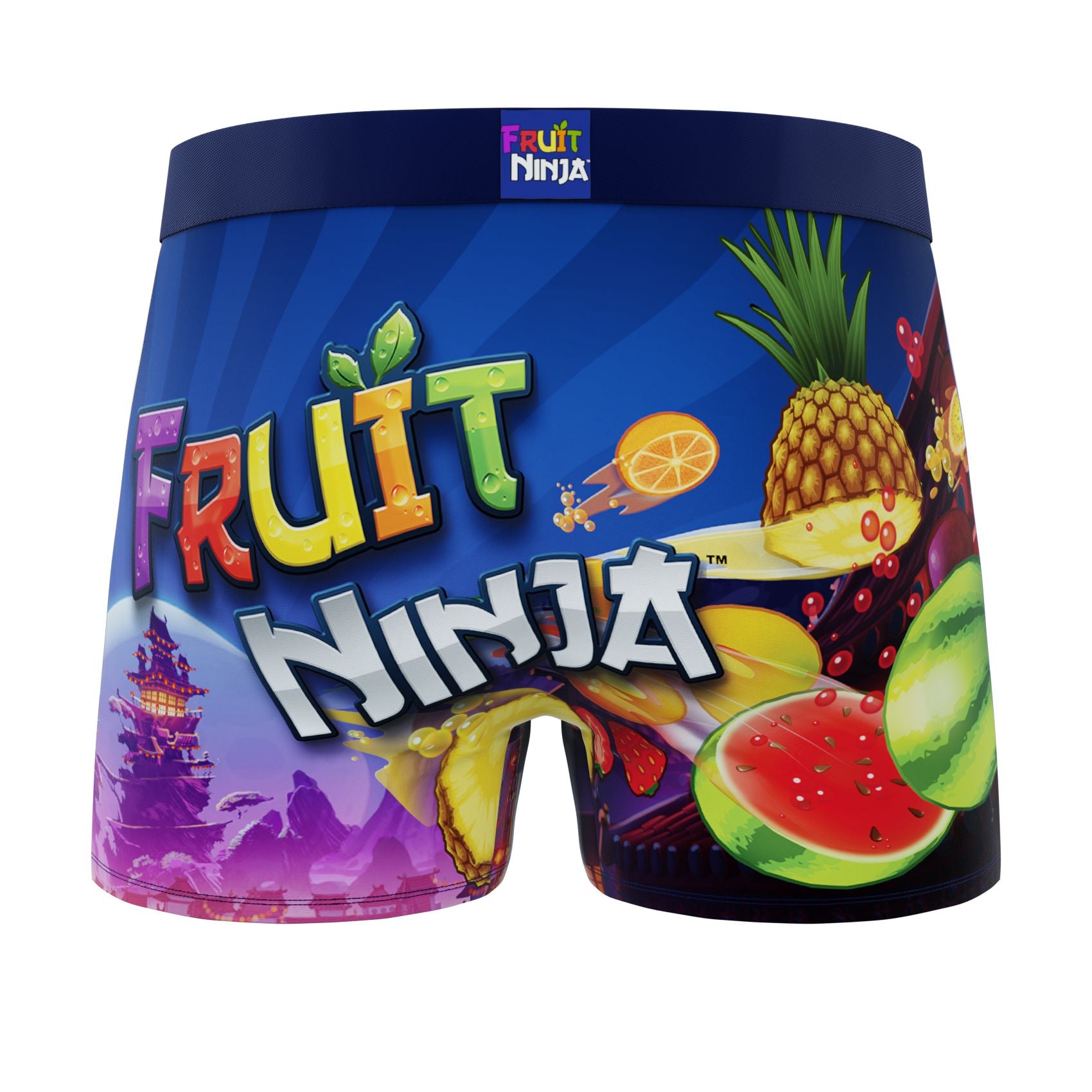 CRAZYBOXER Fruit Ninja All Over Men's Boxer Briefs (3 pack)