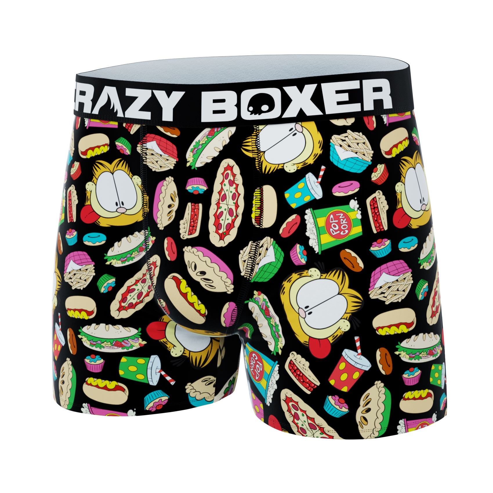 CRAZYBOXER Garfield Food Men's Boxer Briefs