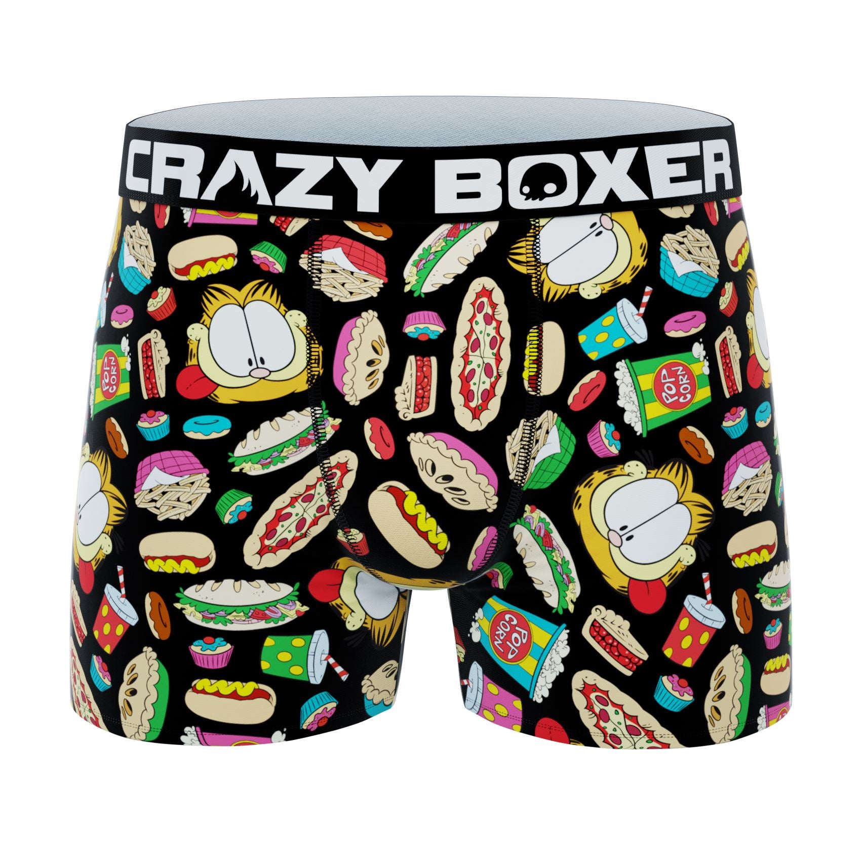CRAZYBOXER Garfield King Men's Boxer Briefs (2 Pack)