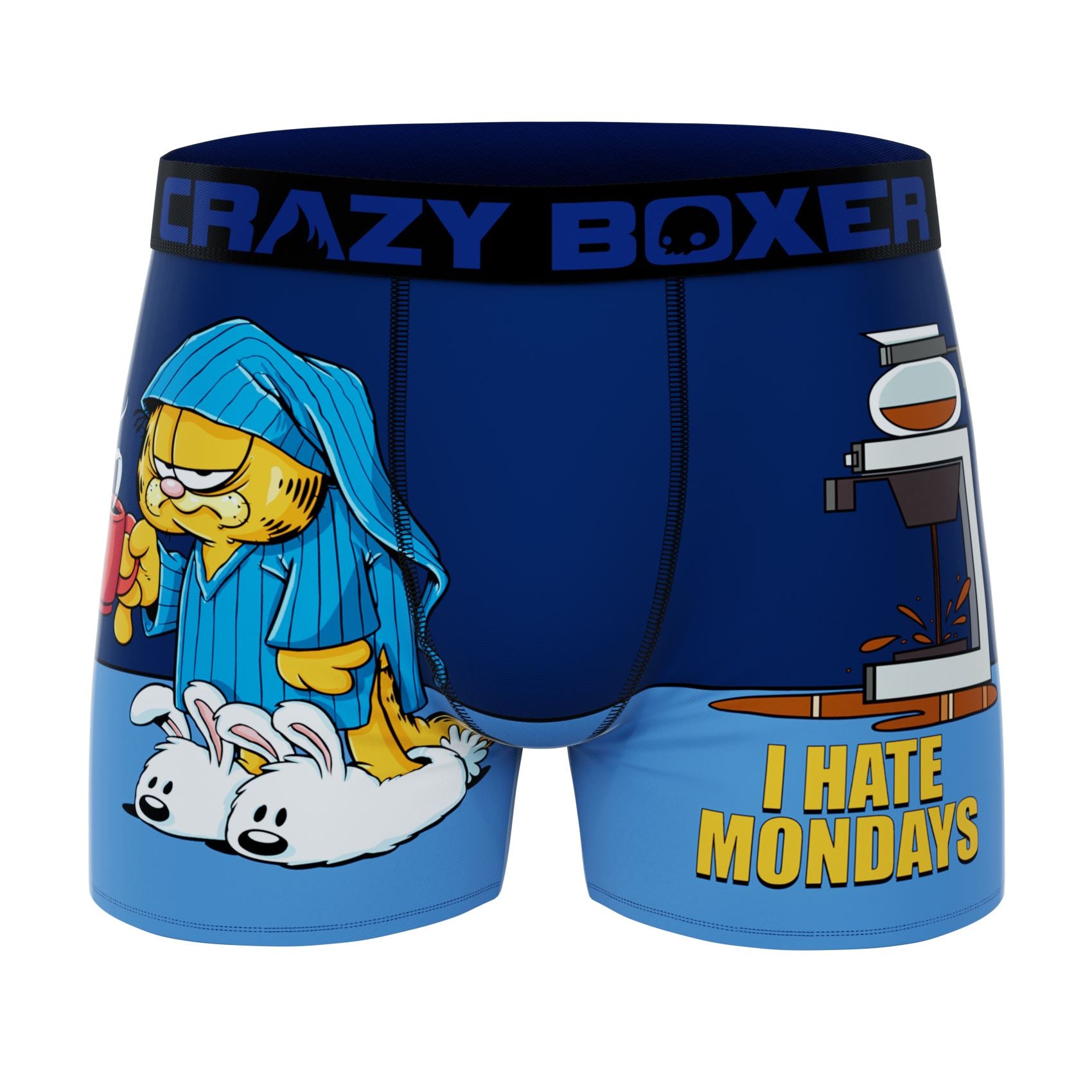 CRAZYBOXER Garfield Sleep Men's Boxer Briefs (3 Pack)