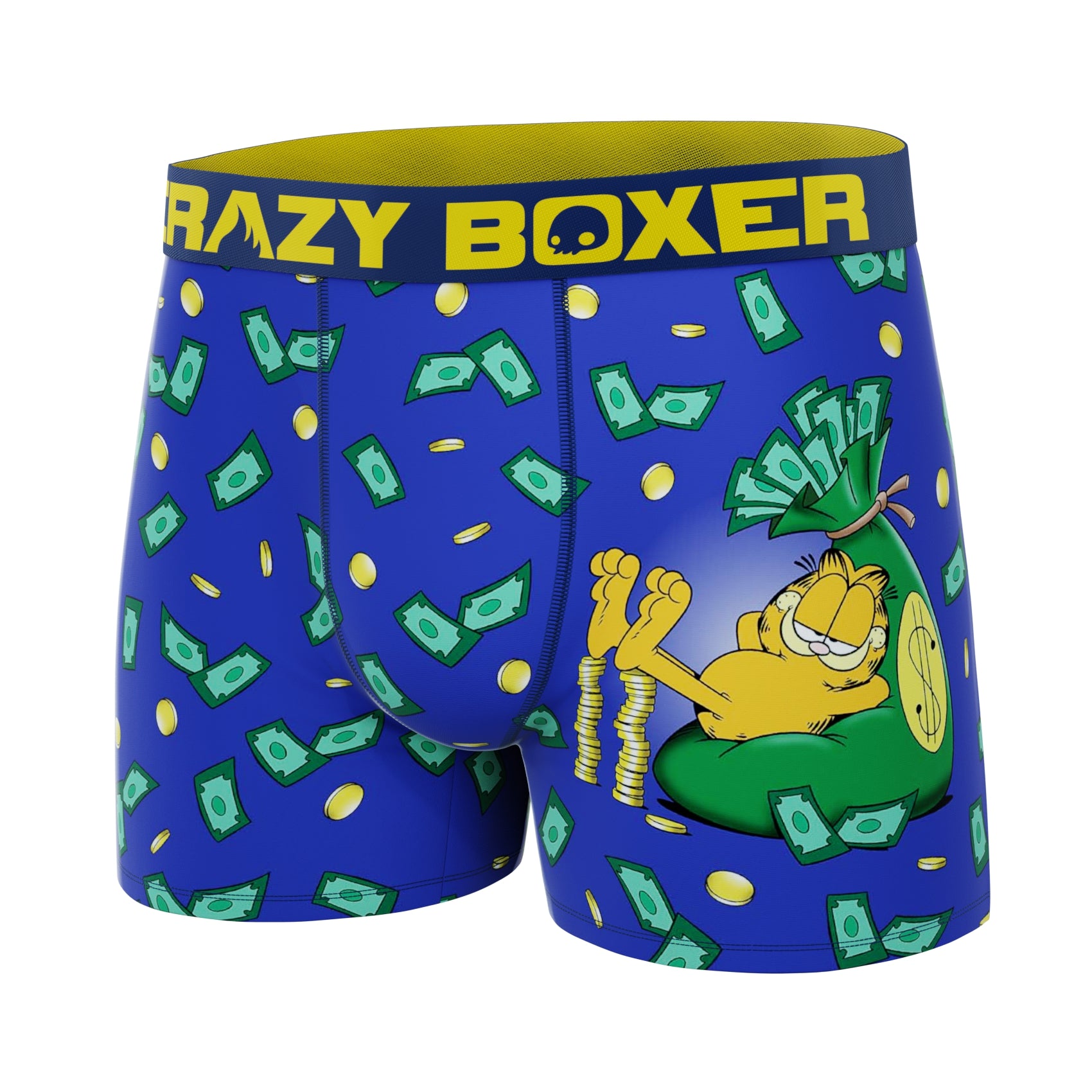 CRAZYBOXER Garfield Money Rain Men's Boxer Briefs