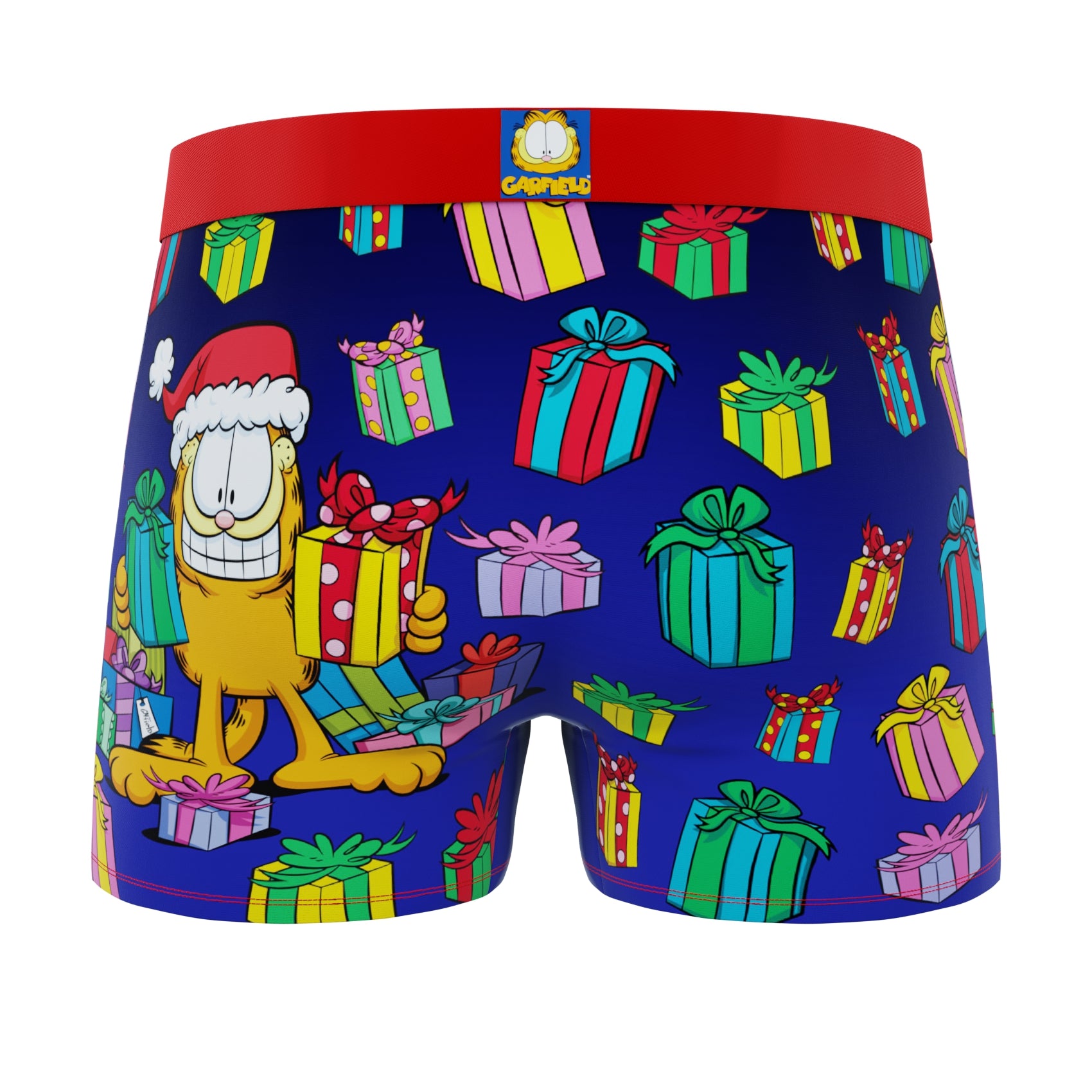 CRAZYBOXER Garfield Gift Holidays Men's Boxer Briefs