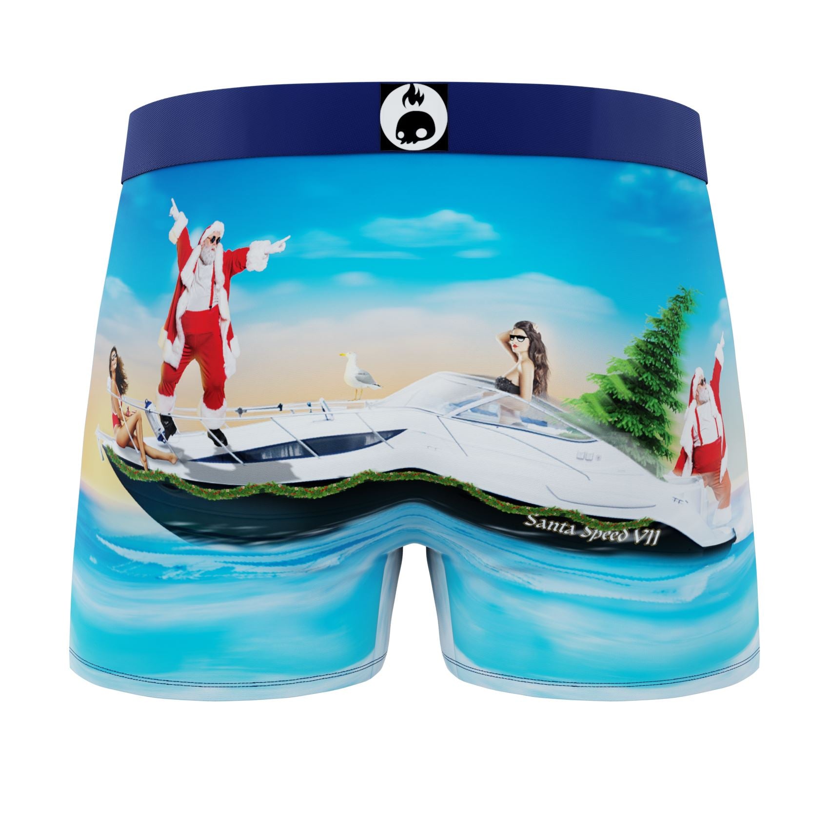 CRAZYBOXER Holidays Abb Boat Men's Boxer Briefs