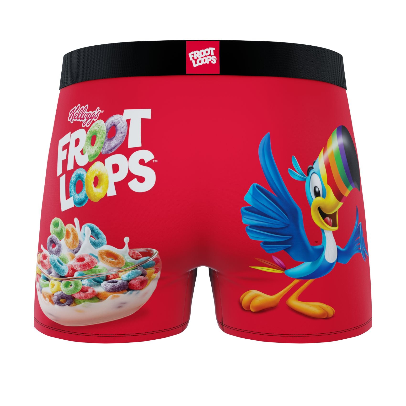 CRAZYBOXER Kellogg's Cereals Men's Boxer Briefs 3 Pack (Creative Packaging)