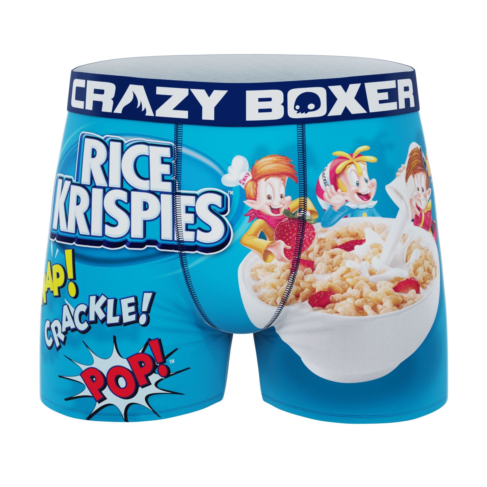 CRAZYBOXER Kellogg's Cereals Men's Boxer Briefs 3 Pack (Creative Packaging)