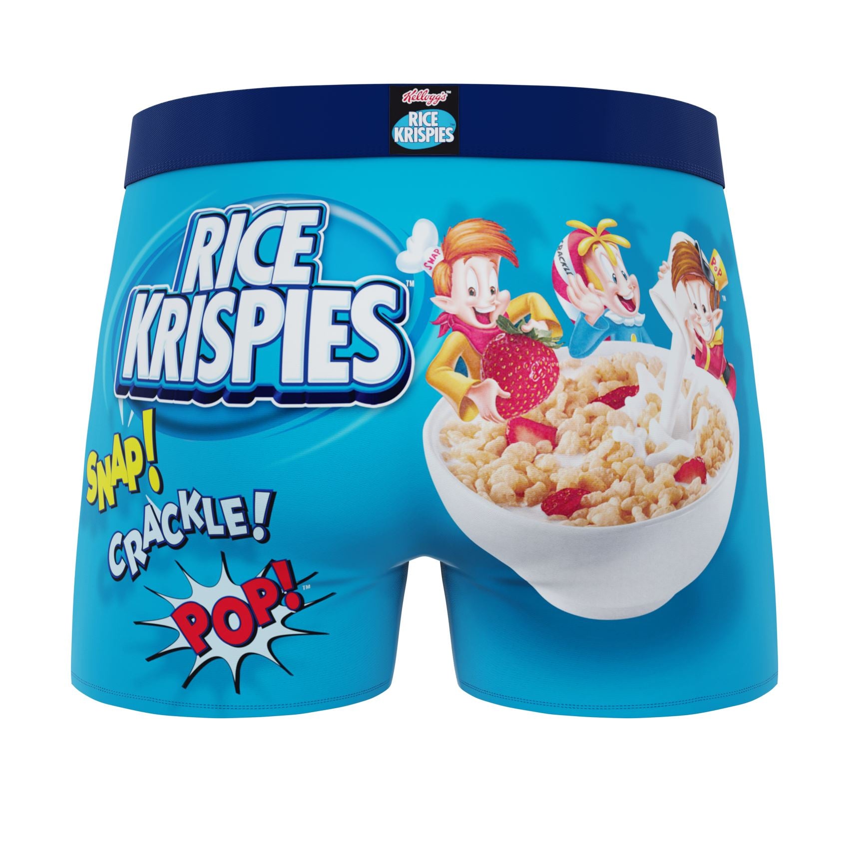CRAZYBOXER Kellogg's Cereals Men's Boxer Briefs 3 Pack (Creative Packaging)