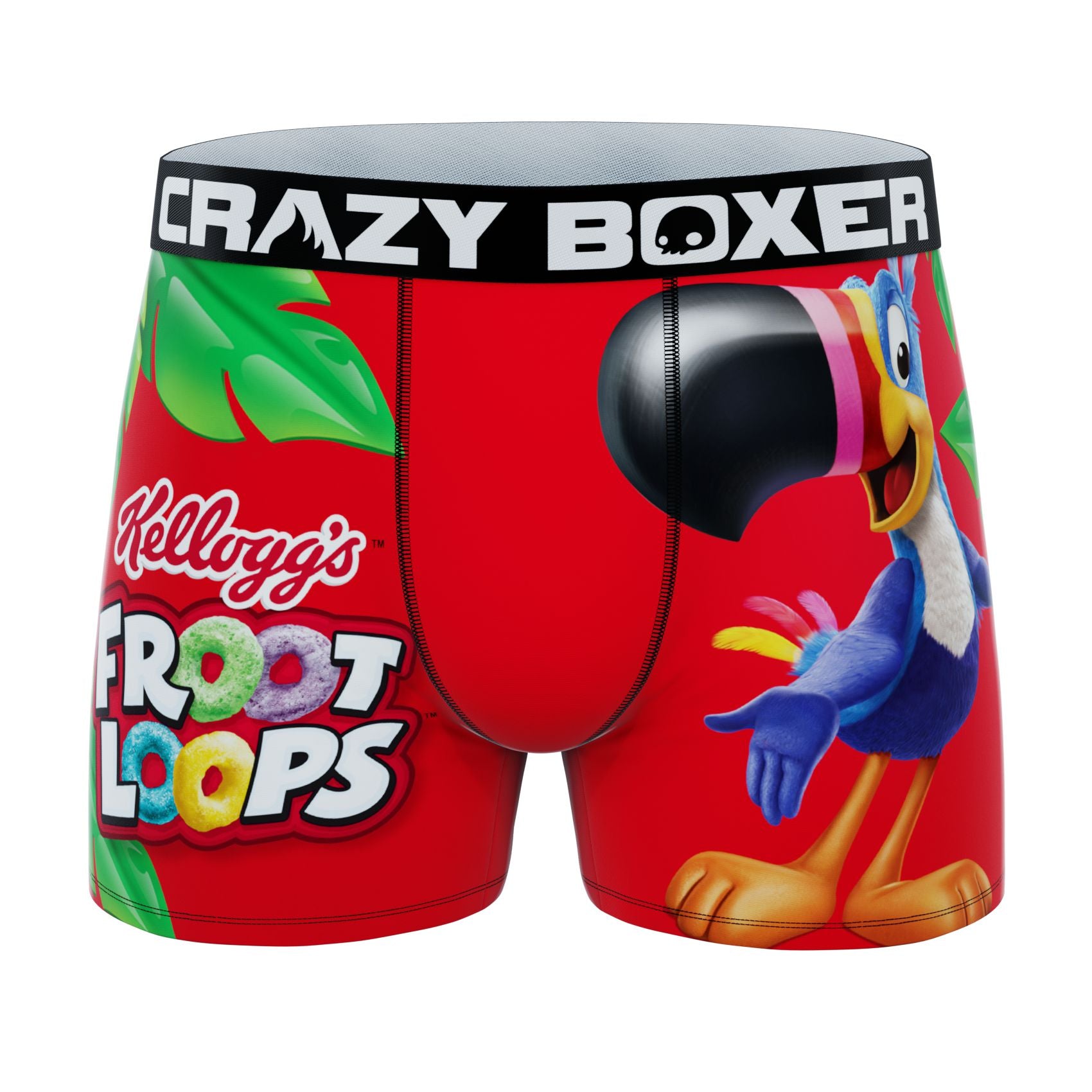 CRAZYBOXER Kellogg's Toucan Men's Boxer Briefs (Creative Packaging)