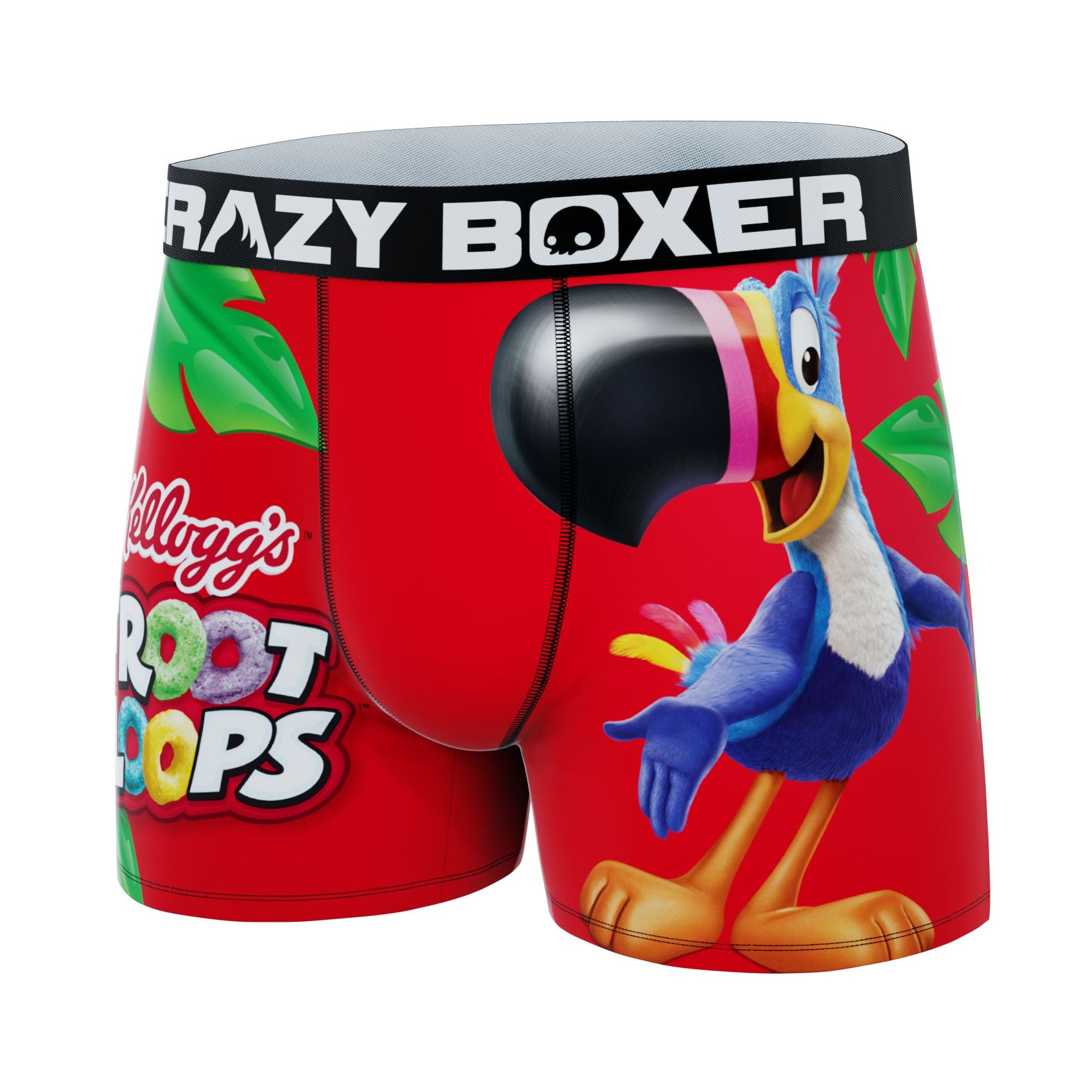 CRAZYBOXER Kellogg's Toucan Men's Boxer Briefs (Creative Packaging)