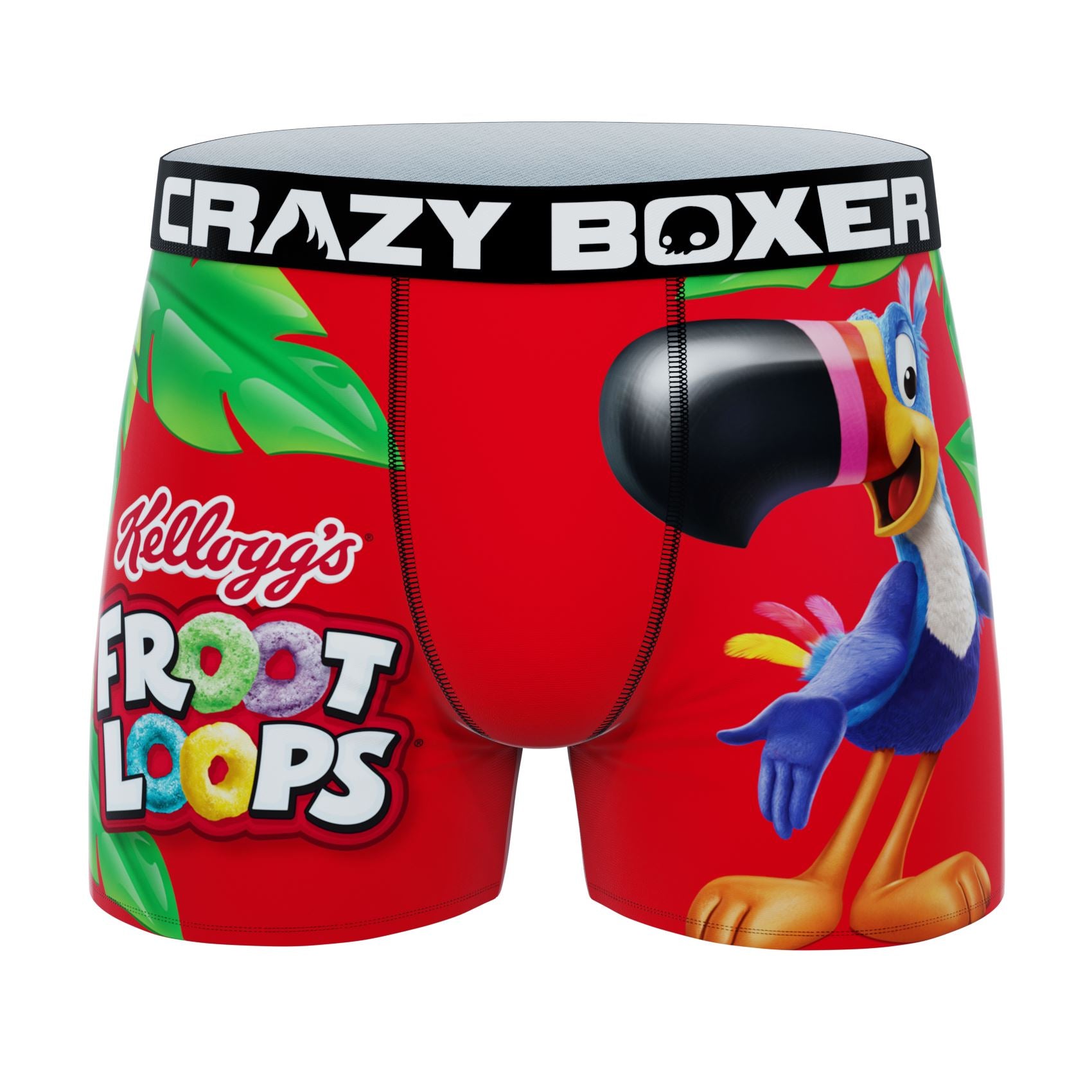 CRAZYBOXER Kellogg's Tony the Tiger & Toucan Men's Boxer Briefs (3 pack)