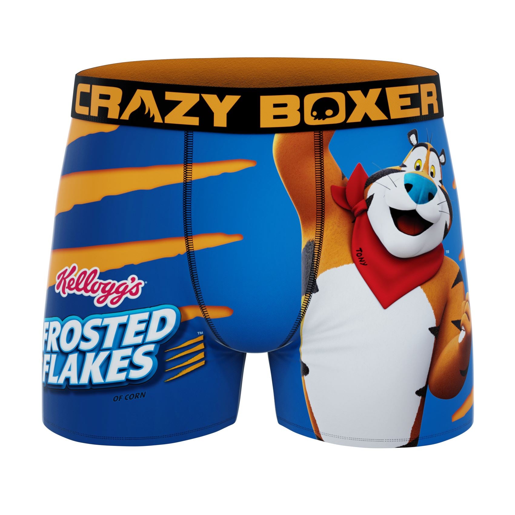 CRAZYBOXER Kellogg's Tony the Tiger & Toucan Men's Boxer Briefs (3 pack)
