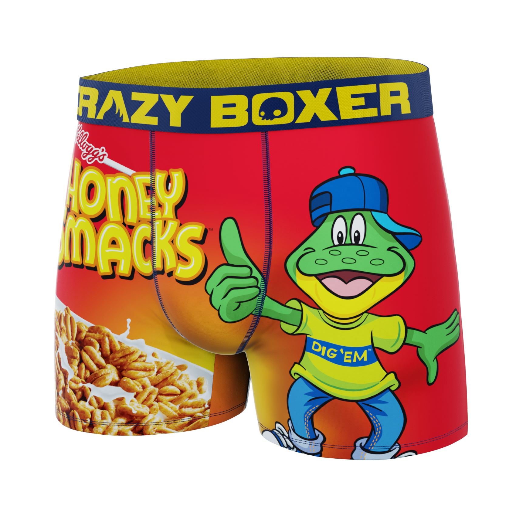 CRAZYBOXER Men's Kellogg's Honey Smacks Boxer Briefs
