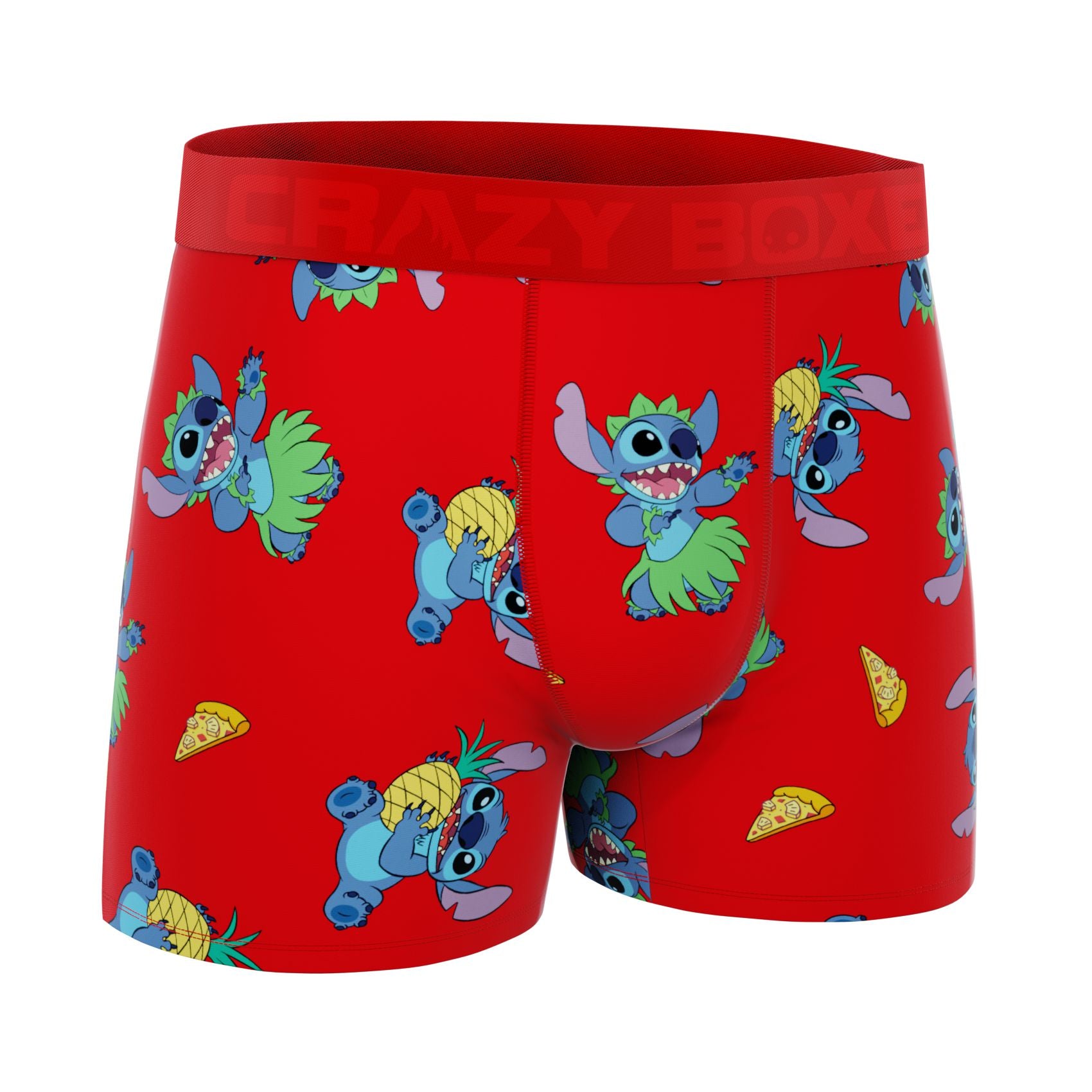 CRAZYBOXER Disney Lilo & Sitch Hawaii Men's Boxer briefs (Creative Packaging)