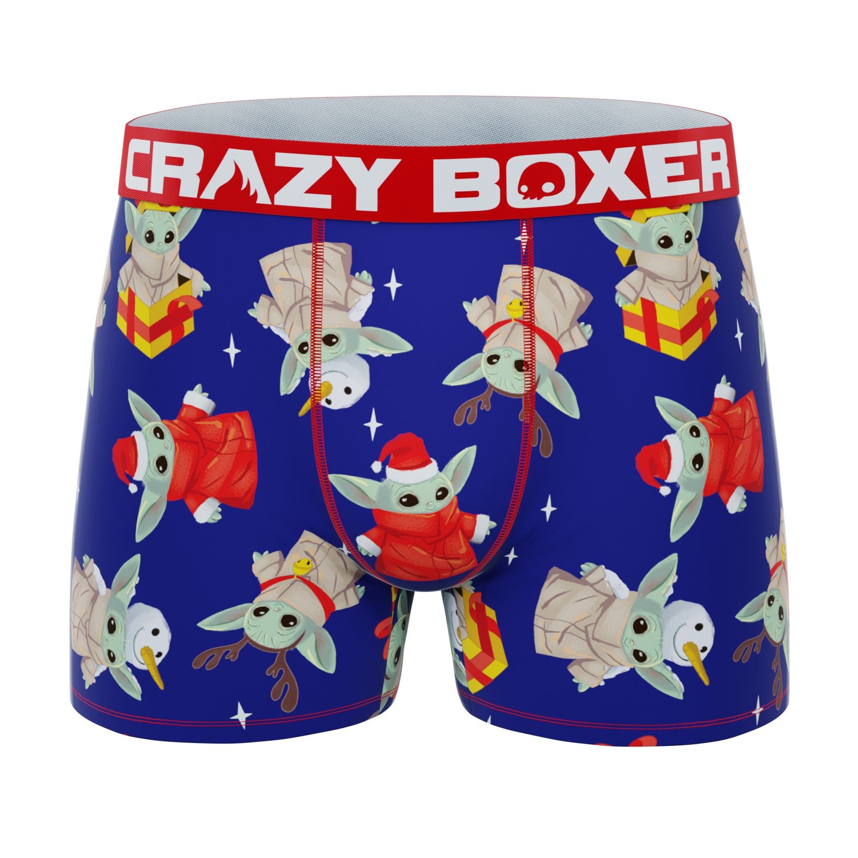 CRAZYBOXER The Mandalorian Space gift &lights Men's Boxer Briefs (3 pack)