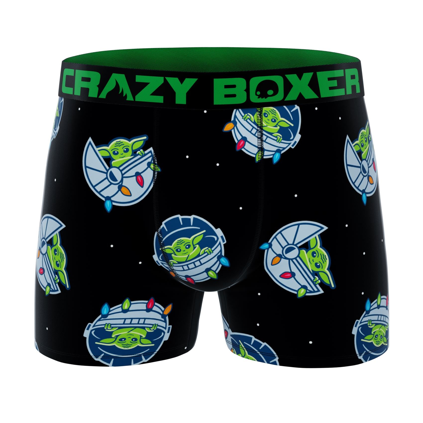 CRAZYBOXER The Mandalorian Space gift &lights Men's Boxer Briefs (3 pack)
