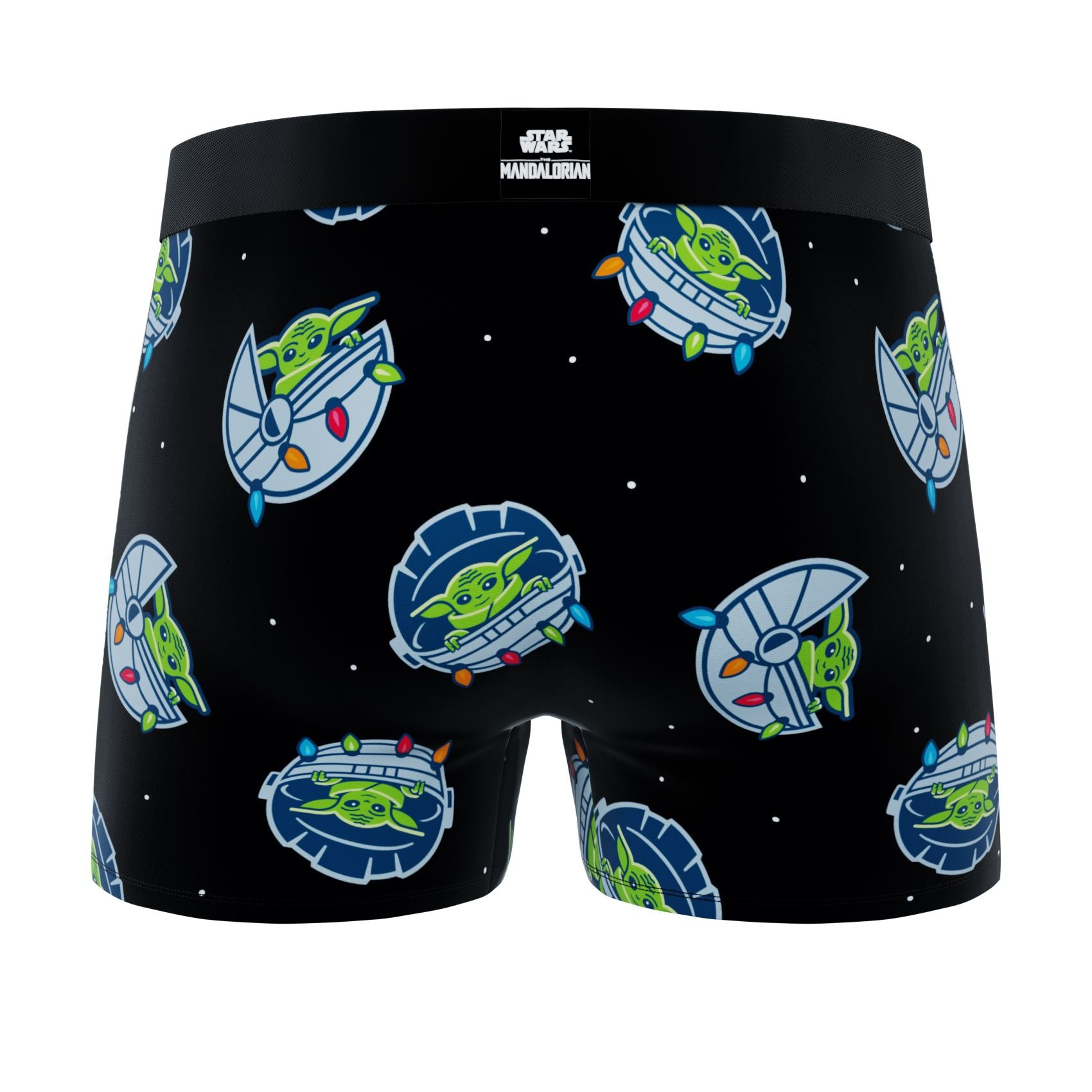 CRAZYBOXER The Mandalorian Space gift &lights Men's Boxer Briefs (3 pack)