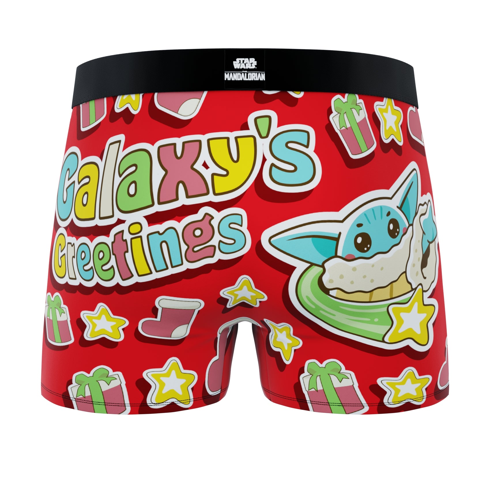 CRAZYBOXER The Mandalorian Galaxy's Greetings Men's Boxer Briefs