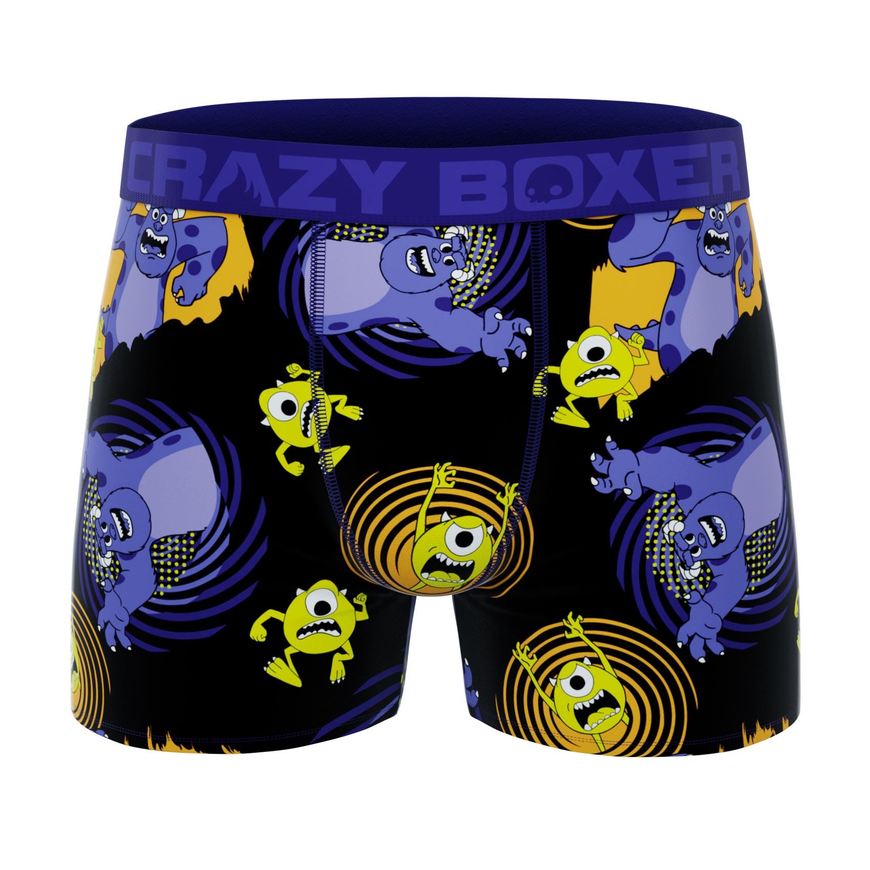 CRAZYBOXER Disney Monsters Men's Boxer Briefs (3 pack)