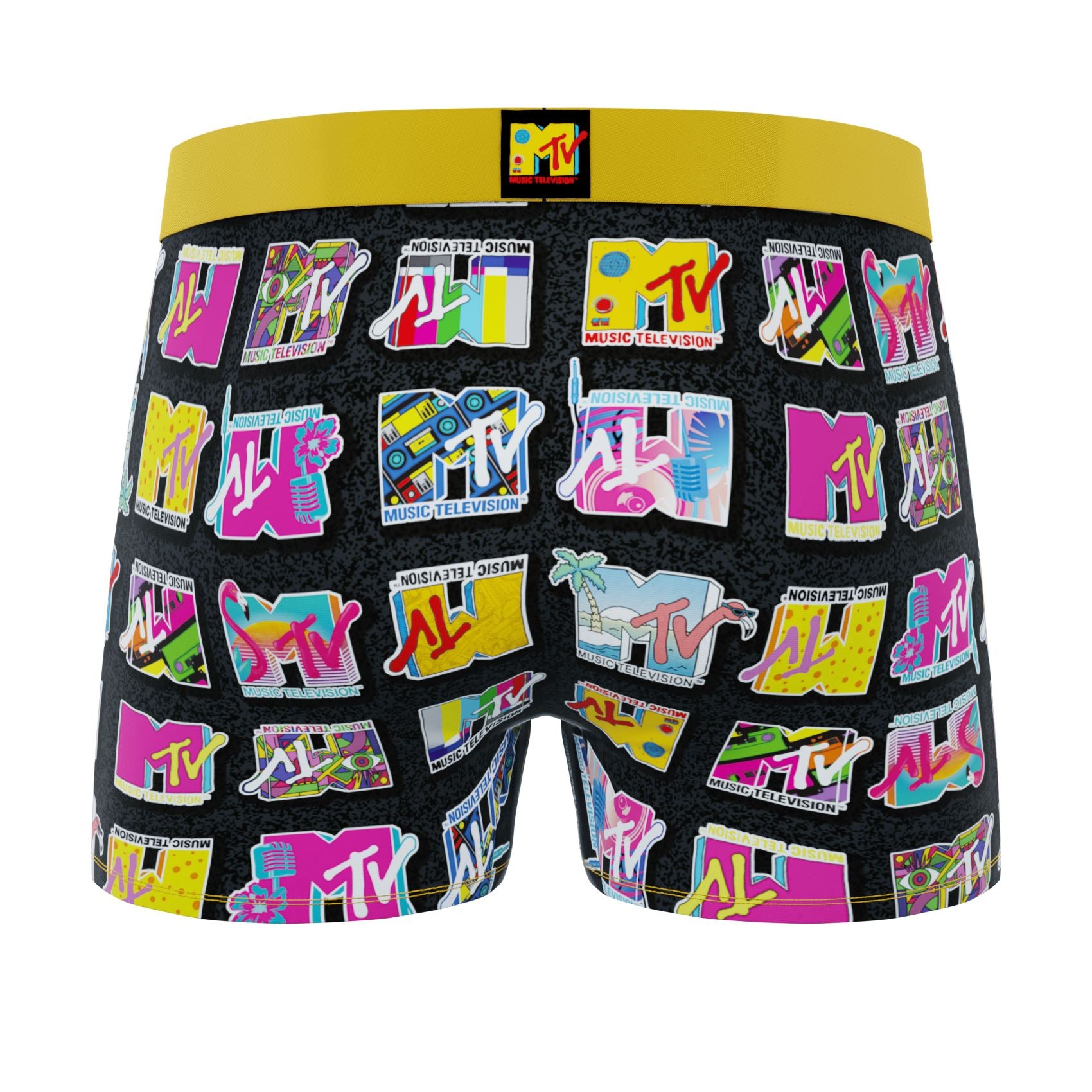CRAZYBOXER MTV Logo Men's Boxer Briefs (2 pack)