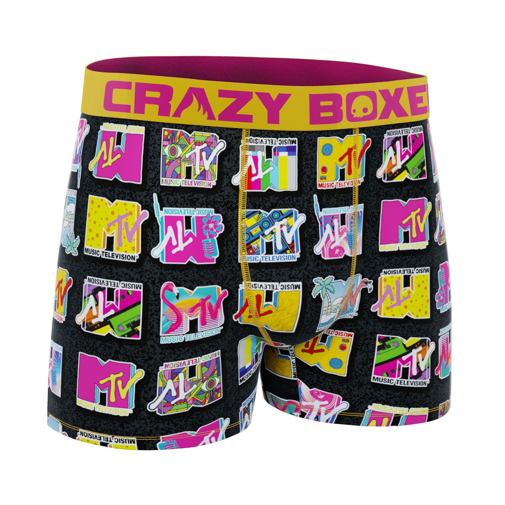 CRAZYBOXER MTV Logo Men's Boxer Briefs