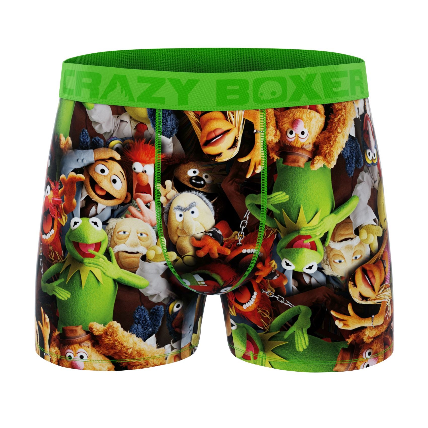 CRAZYBOXERThe Muppets group Kermit Men's Boxer Briefs (2 pack)