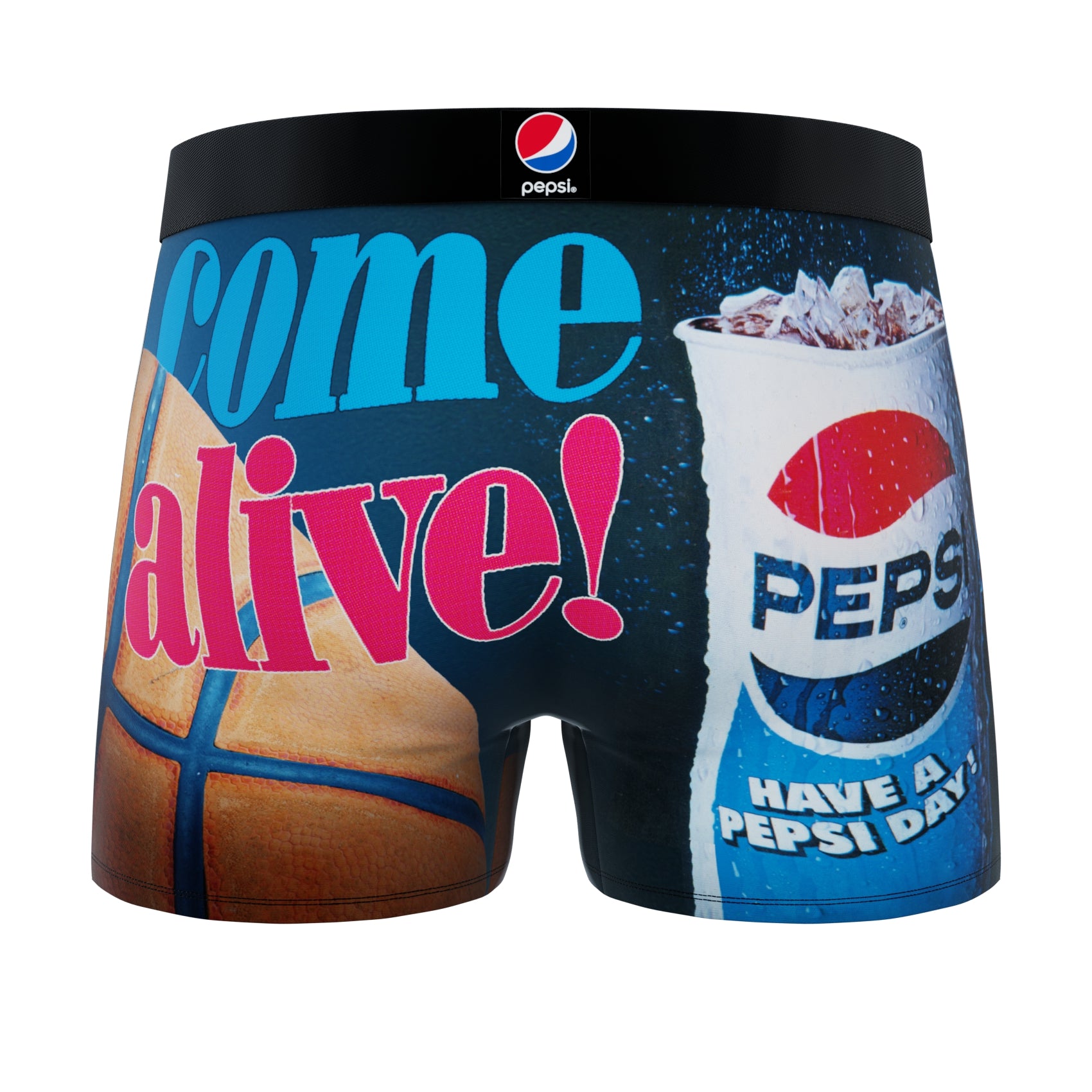 CRAZYBOXER Pepsi Come Alive! & Basketball Men's Boxer Briefs