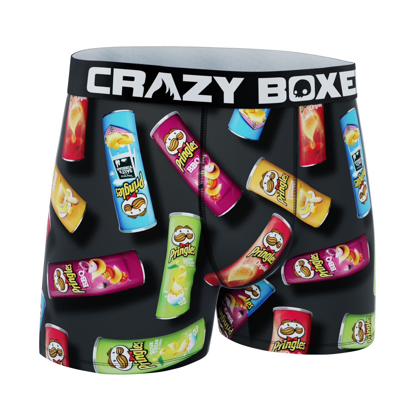 CRAZYBOXER Pringles Tubes Men's Boxer Briefs