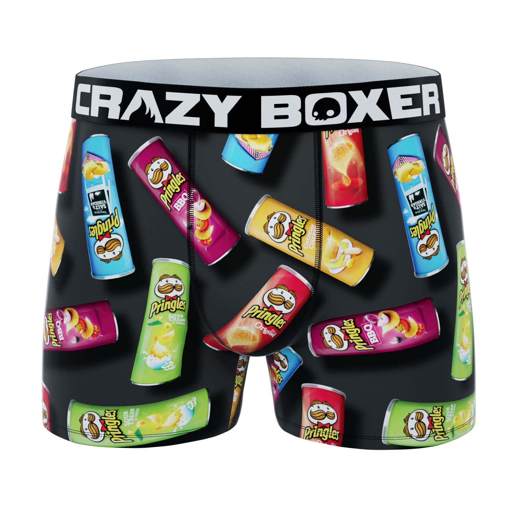 CRAZYBOXER Pringles Men's Boxer Briefs (2 Pack)