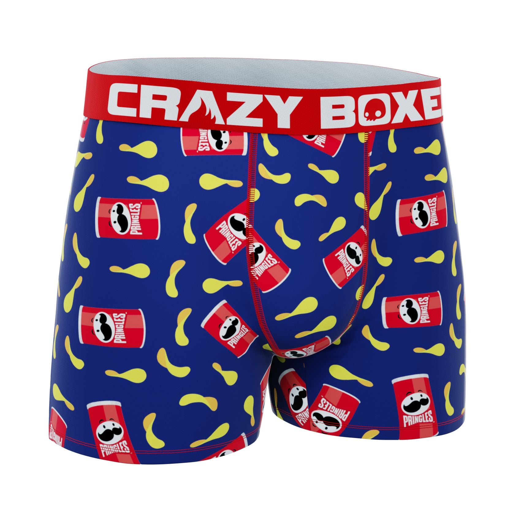 CRAZYBOXER Pringles Chips and Can All over Men's Boxer Briefs