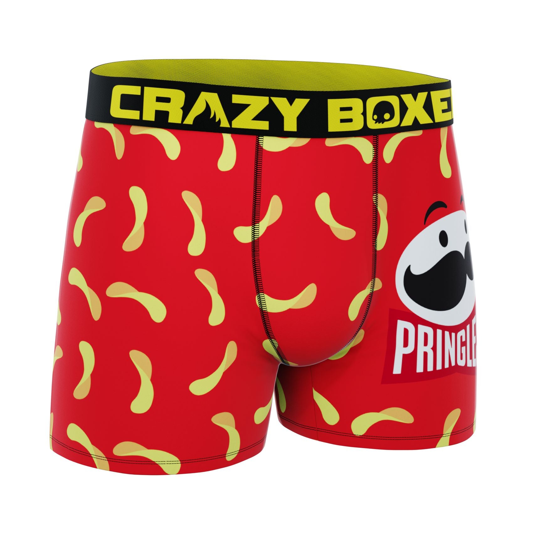 CRAZYBOXER Pringles Chips and Logo Men's Boxer Briefs