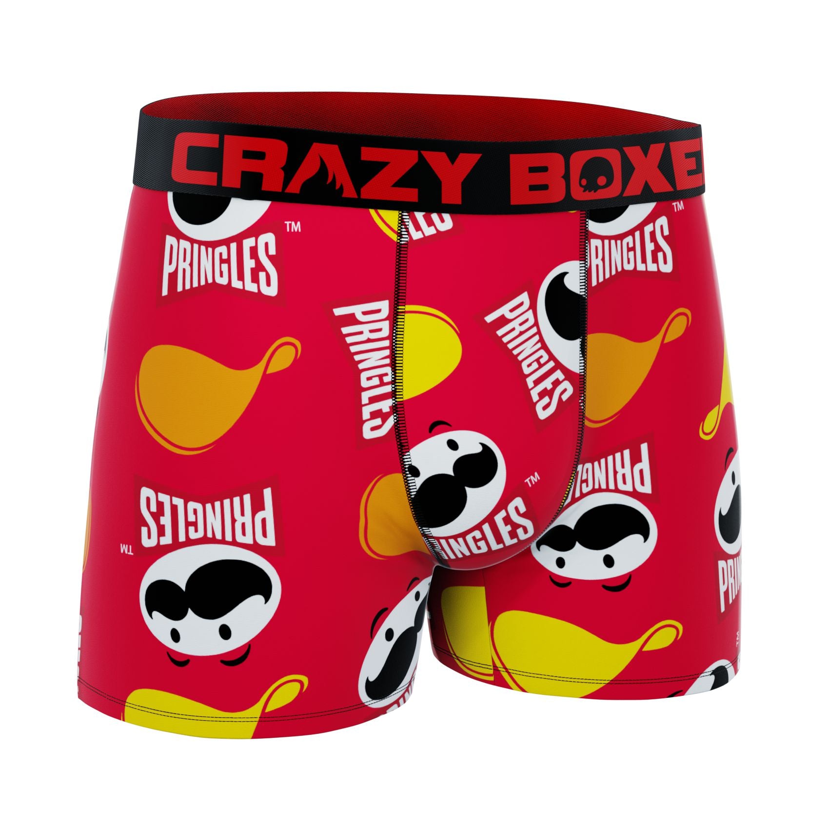 CRAZYBOXER Pringles Chips and Logo Small Men's Boxer Briefs