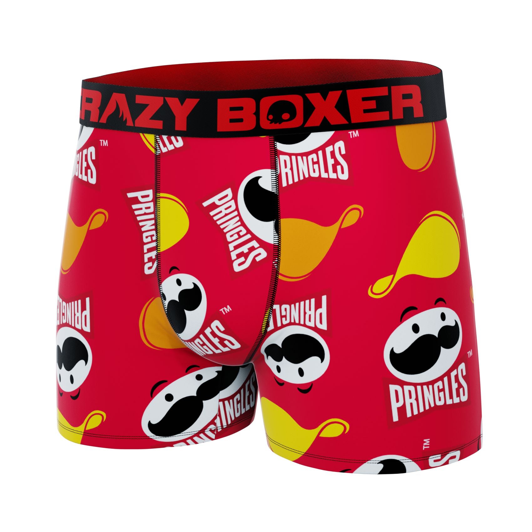 CRAZYBOXER Pringles Chips and Logo Small Men's Boxer Briefs