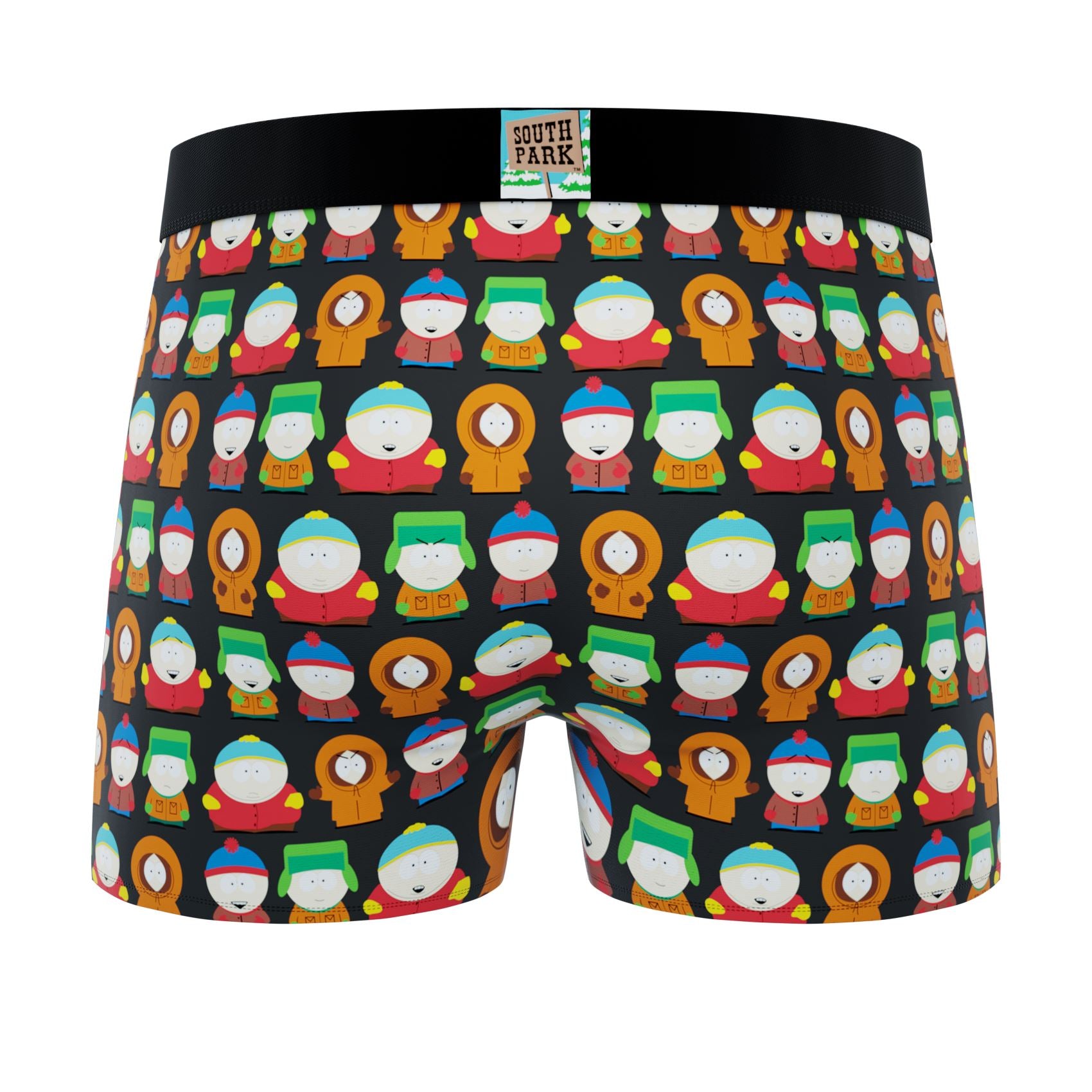 CRAZYBOXER South Park All over Men's Boxer Briefs 3 Pack (Creative Packaging)