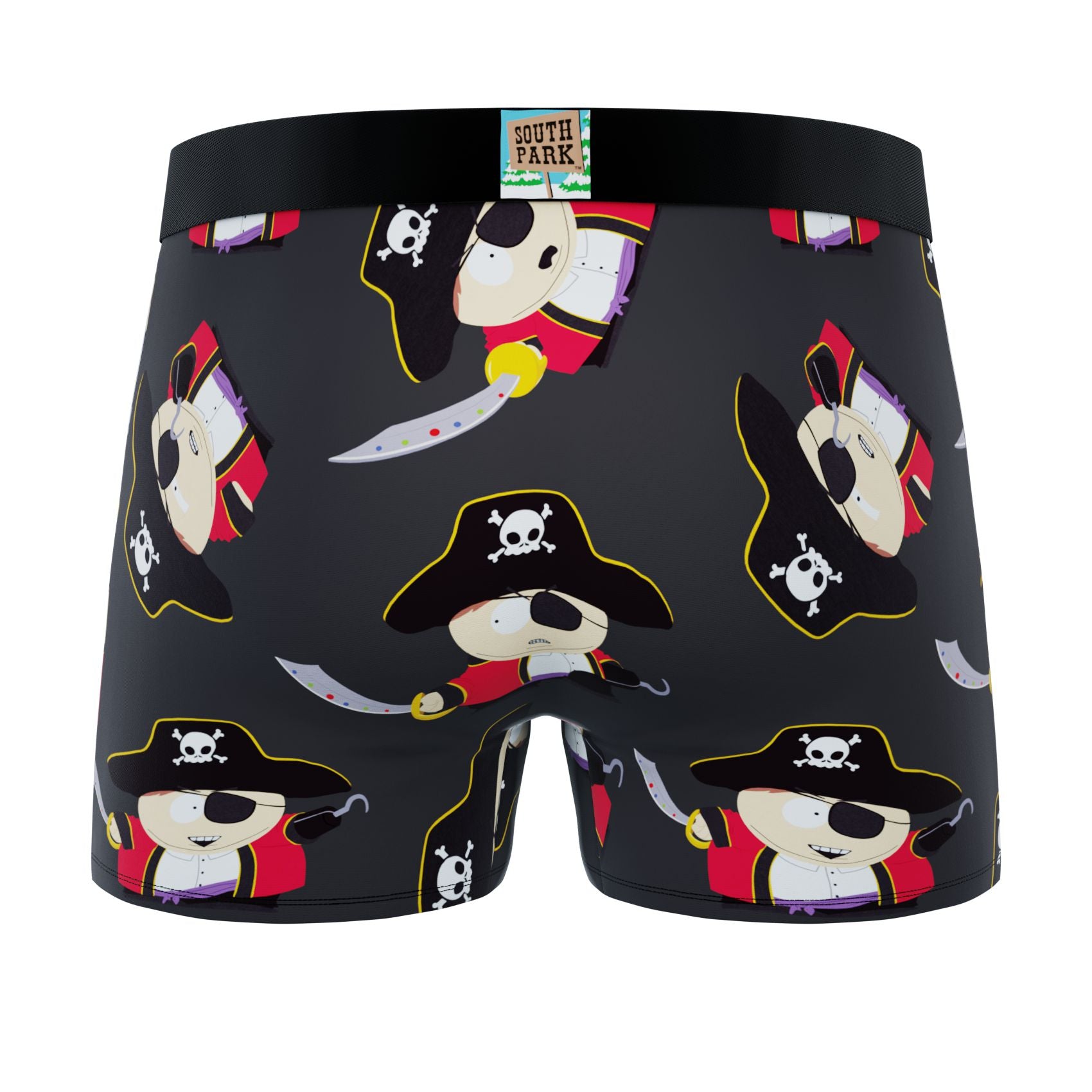 CRAZYBOXER South Park Chef + Cartman Pirate Men's Boxer Briefs (3 pack)