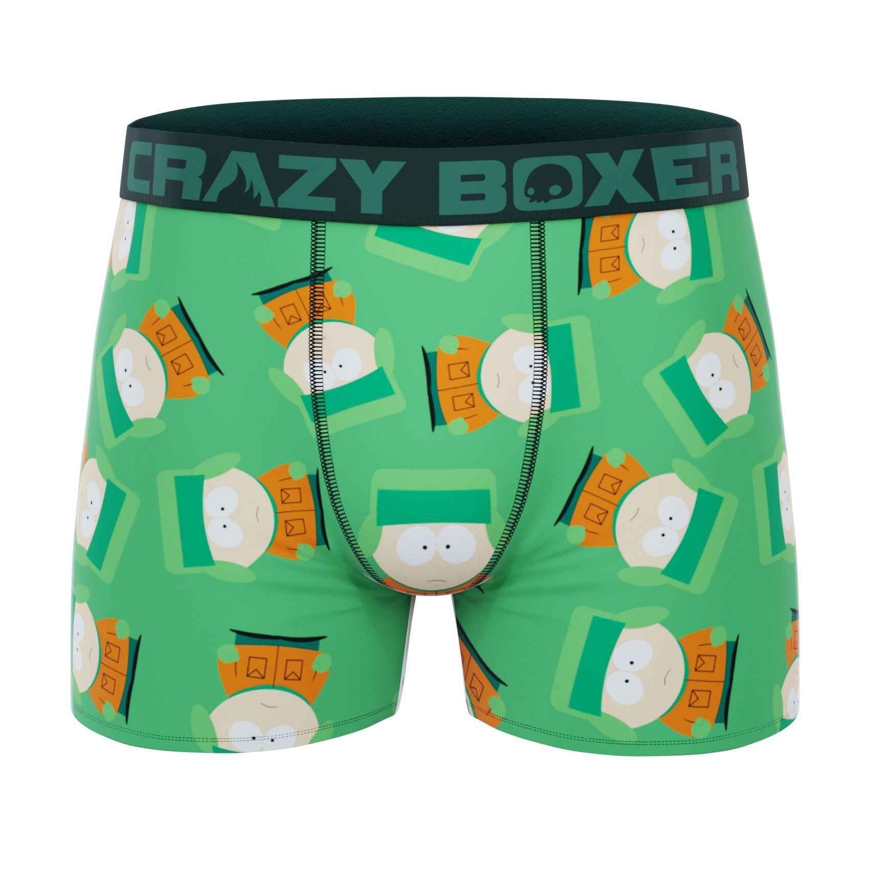 CRAZYBOXER South Park Cartman and Kyle Men's Boxer Briefs (2 pack)