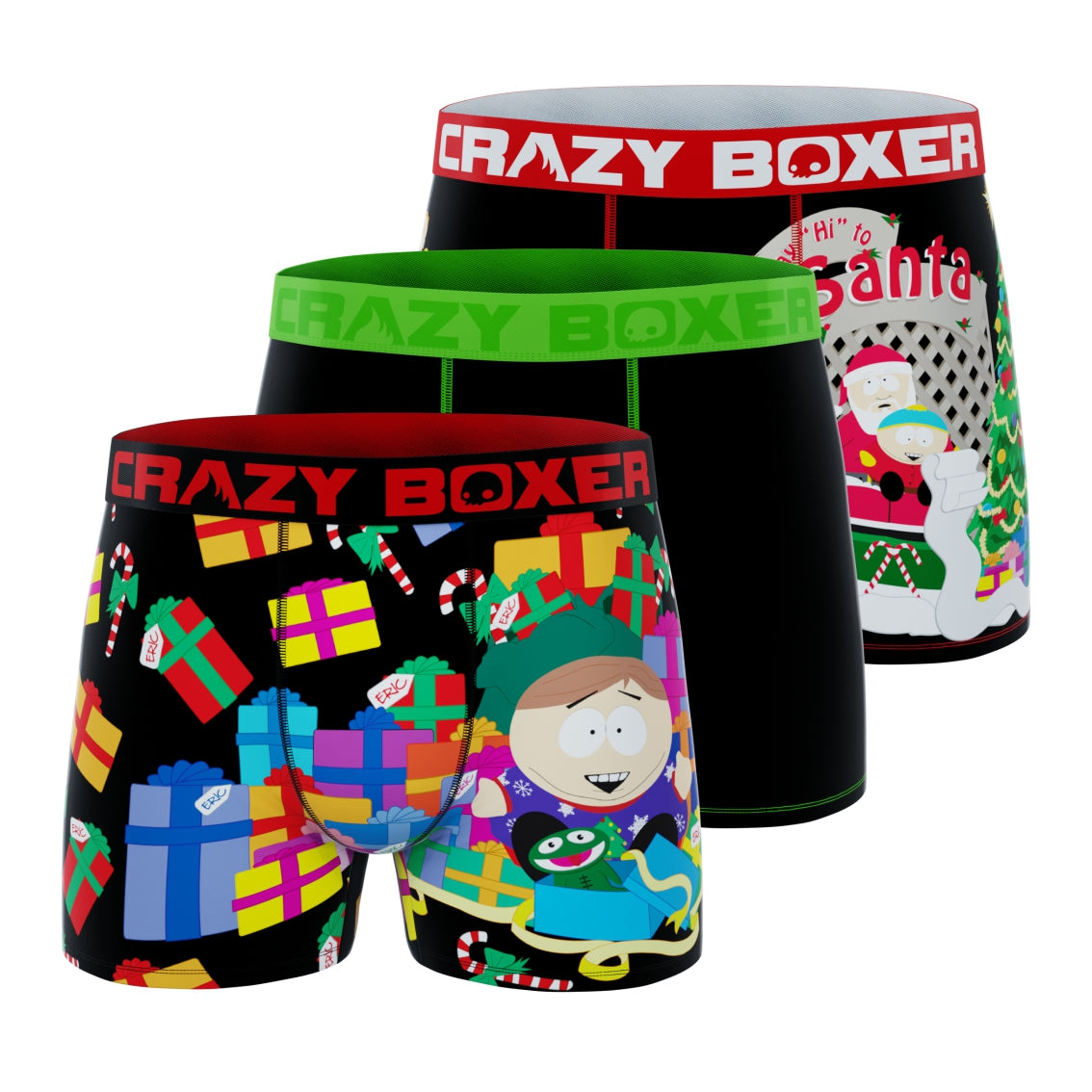 Cartman Santa Line + Black + Spoiled Cartman - Noir
