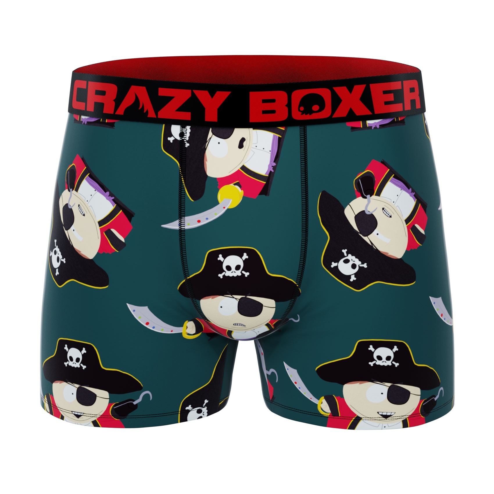CRAZYBOXER South Park Pirate Men's Boxer Briefs (6 Pack)