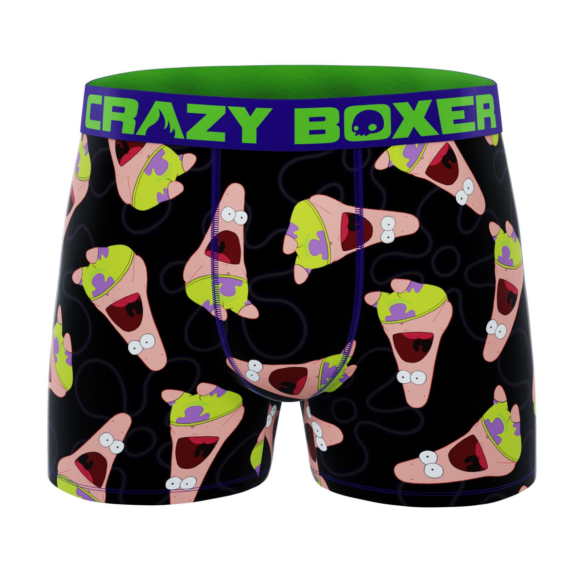 Buy Crazy Boxer SpongeBob SquarePants Imagination Pose with Text Men's  Boxer Briefs