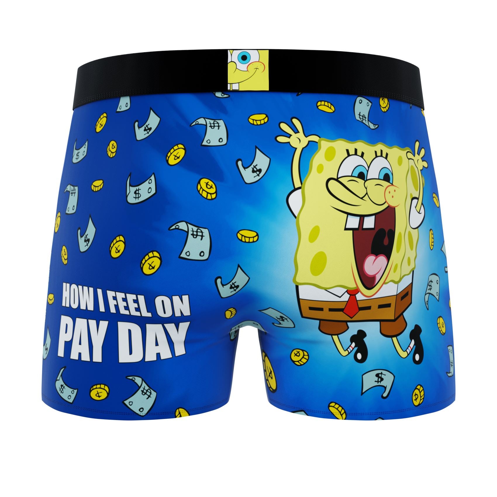 CRAZYBOXER Spongebob Men's Boxer Briefs (3 pack)